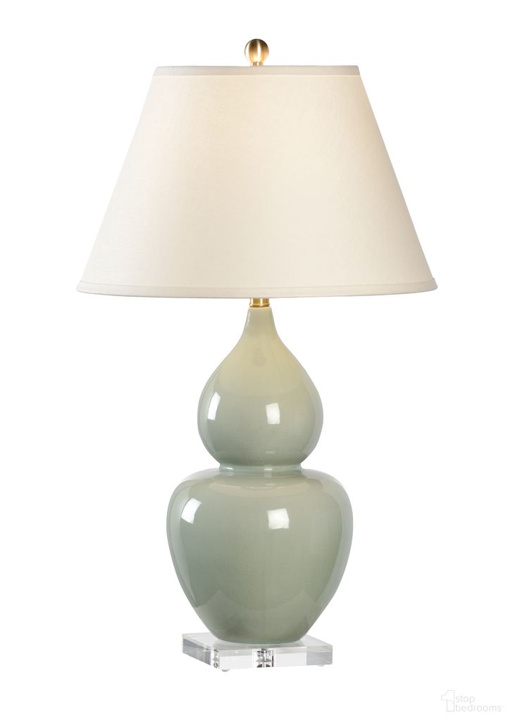 Fulton Vase Lamp In Green