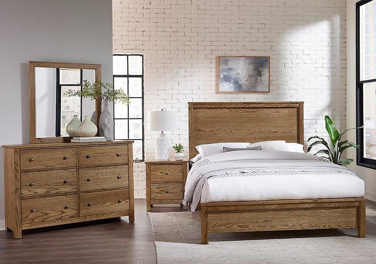 The appearance of Fundamentals Bedroom Set In Natural designed by Vaughan Bassett in the modern / contemporary interior design. This natural piece of furniture was selected by 1StopBedrooms from Fundamentals Collection to add a touch of cosiness and style into your home. Sku: 12-551;12-155;12-922;12-226. Bed Type: Panel Bed. Material: Wood. Bed Size: Queen.