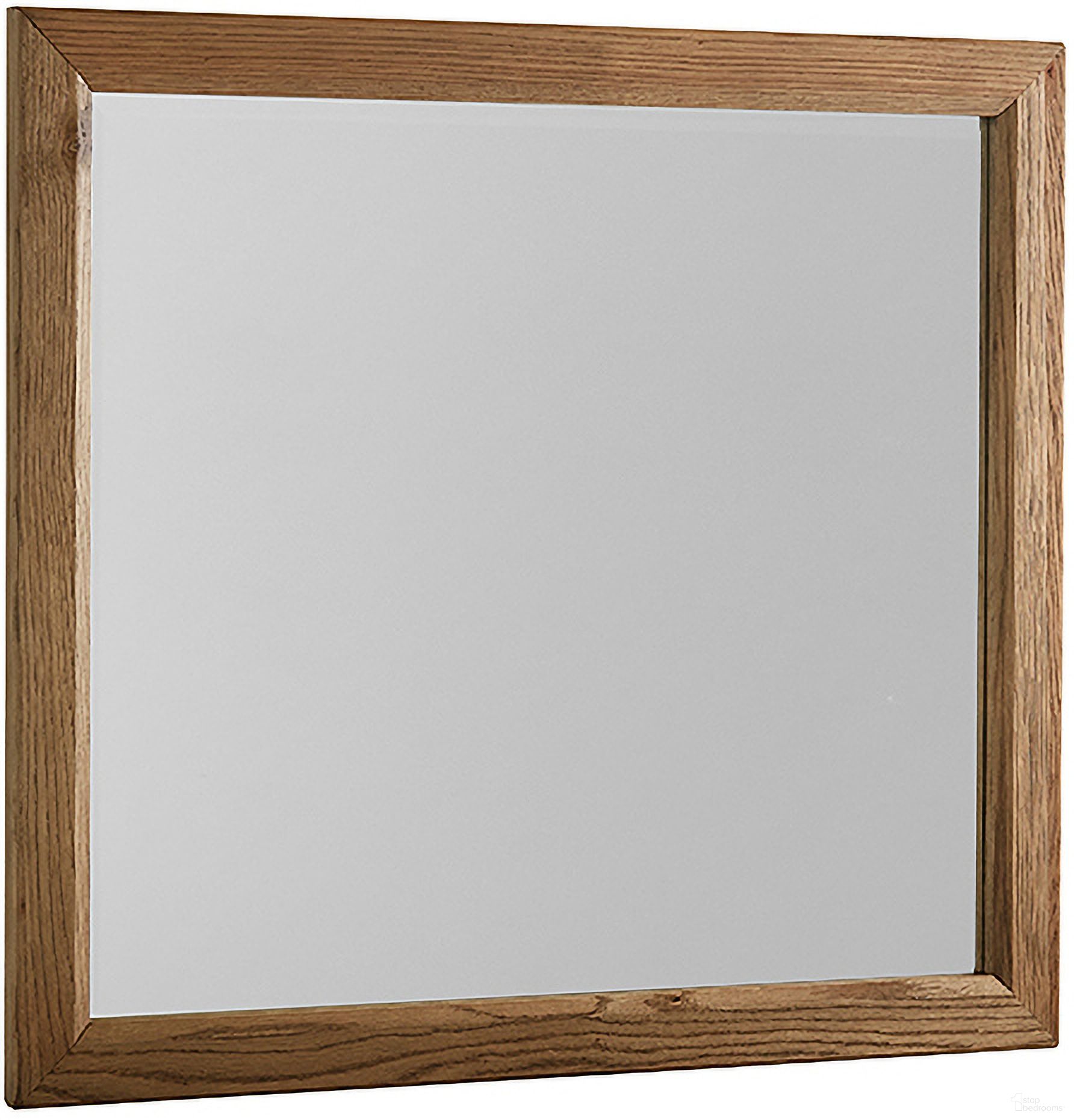 The appearance of Fundamentals Landscape Mirror In Natural designed by Vaughan Bassett in the transitional interior design. This natural piece of furniture was selected by 1StopBedrooms from Fundamentals Collection to add a touch of cosiness and style into your home. Sku: 12-446. Material: Wood.