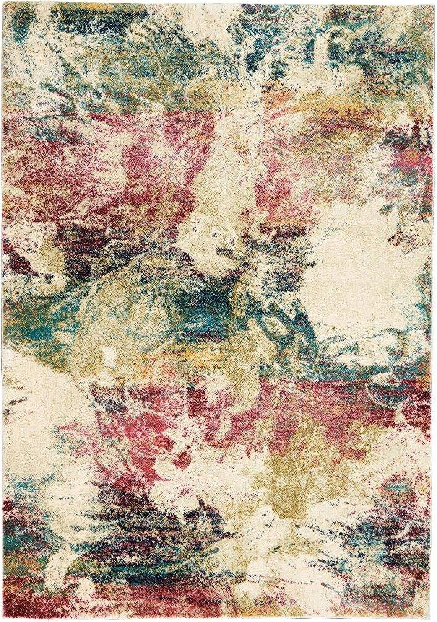 The appearance of Fusion Cream and Multi 5' x 7' Area Rug designed by Nourison in the modern / contemporary interior design. This cream and multicolor piece of furniture was selected by 1StopBedrooms from Fusion Collection to add a touch of cosiness and style into your home. Sku: 99446488602. Material: Polypropylene.
