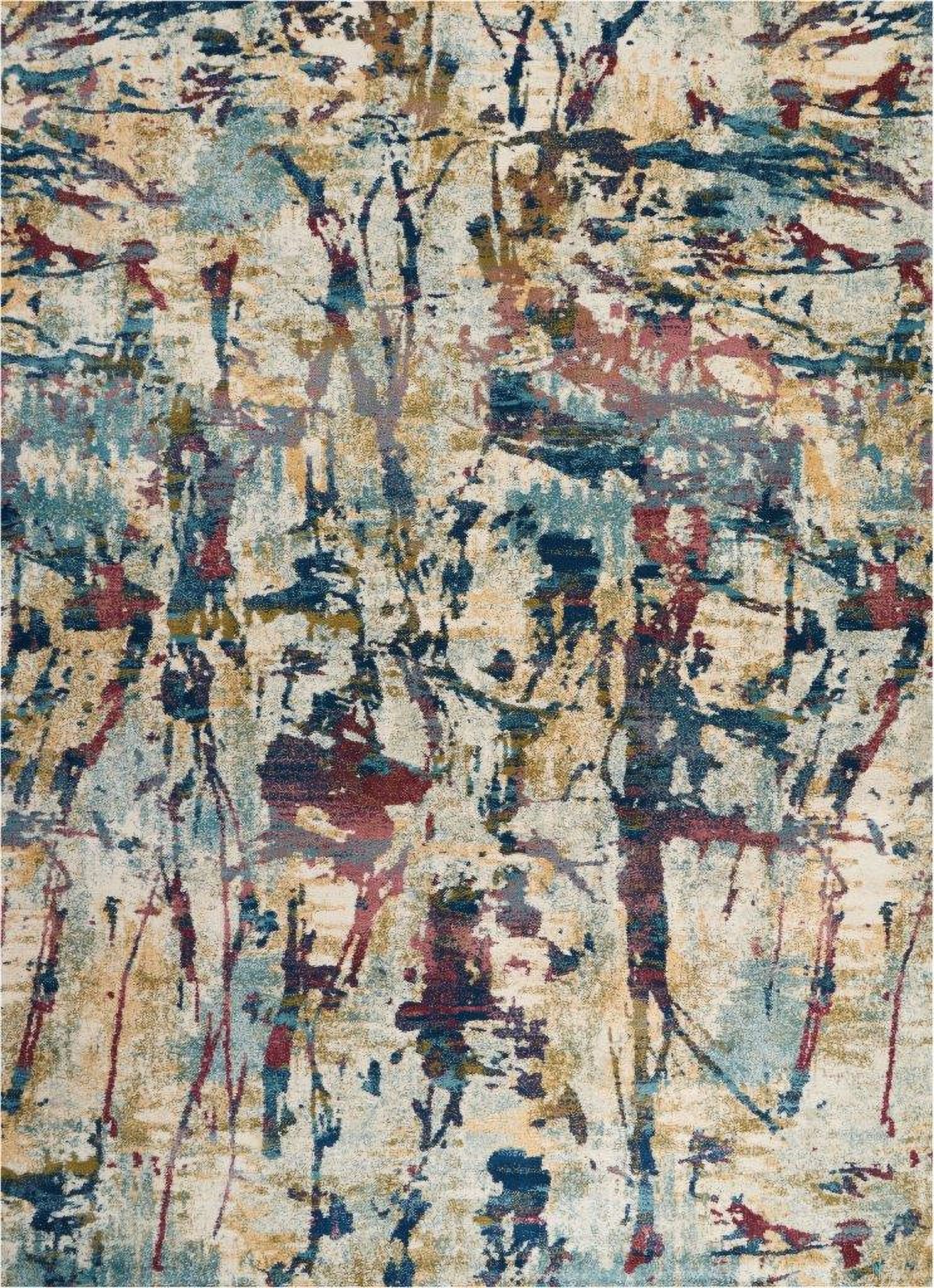 The appearance of Fusion Cream and Multicolor 9'6" x 13' Area Rug designed by Nourison in the modern / contemporary interior design. This cream and multicolor piece of furniture was selected by 1StopBedrooms from Fusion Collection to add a touch of cosiness and style into your home. Sku: 99446317063. Material: Polypropylene.
