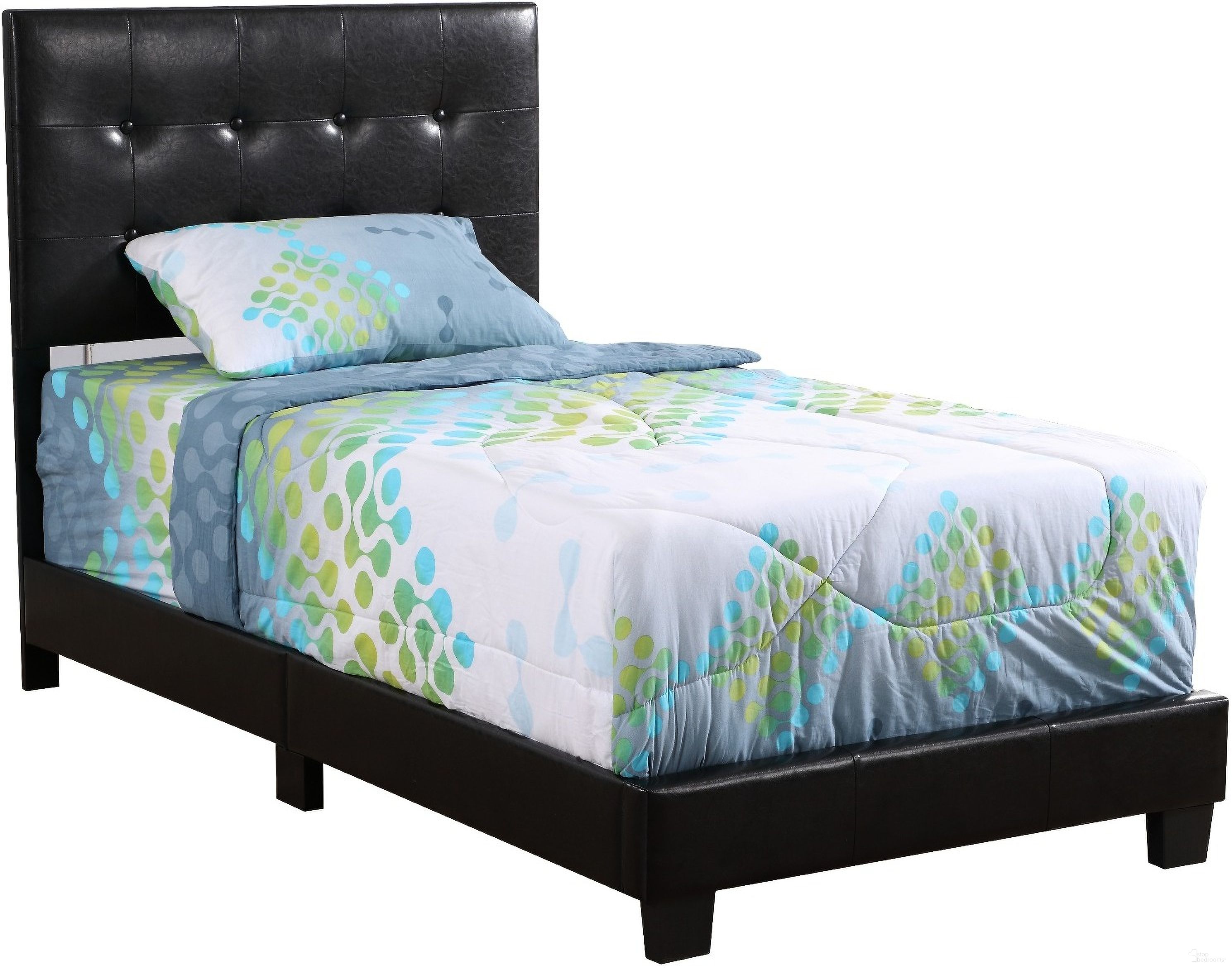 Glory Furniture Caldwell Twin Bed, Black