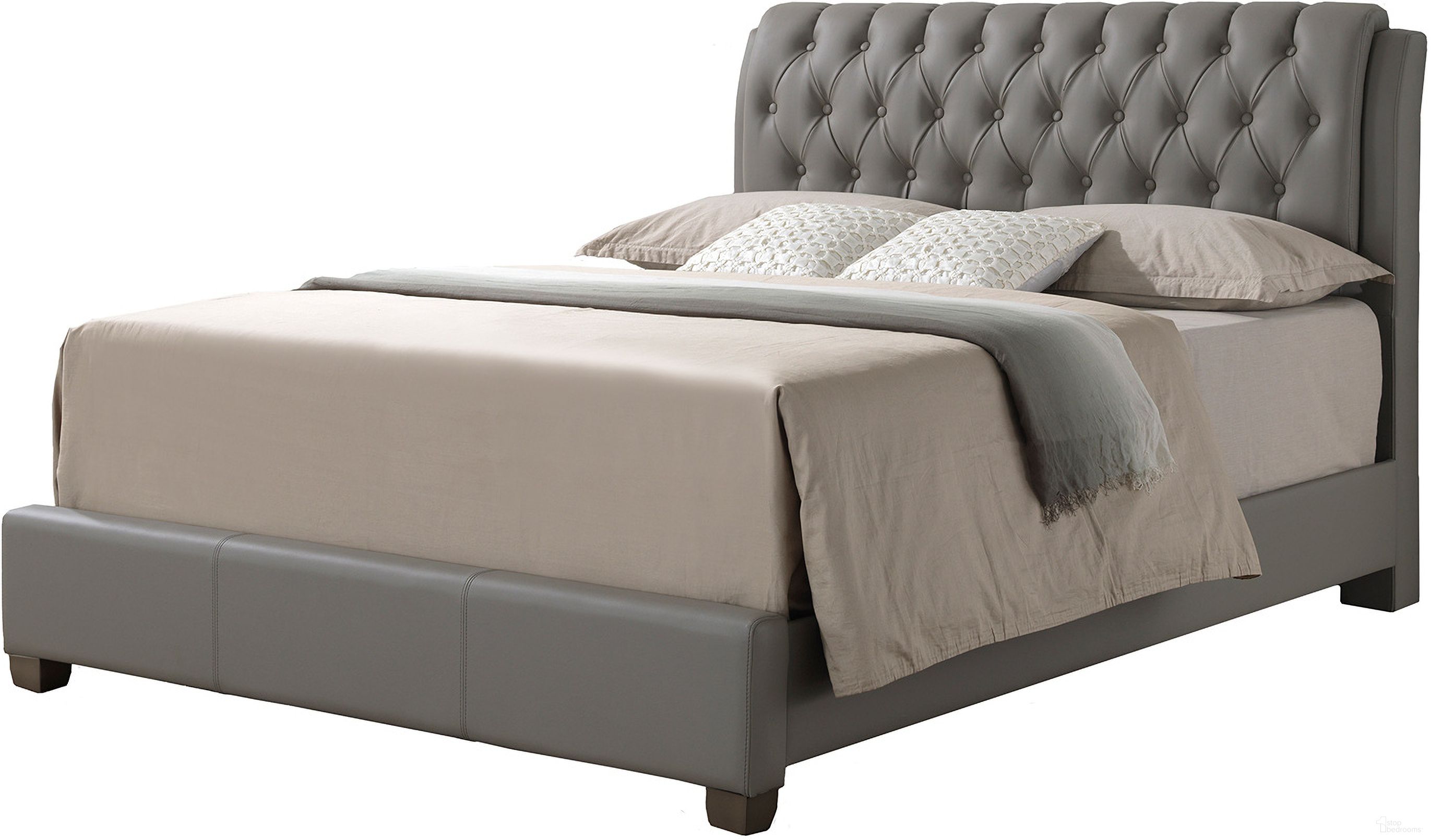 The appearance of Glory Furniture Twin Bed in Gray G1505C-TB-UP designed by Glory in the transitional interior design. This gray piece of furniture was selected by 1StopBedrooms from G1505C Collection to add a touch of cosiness and style into your home. Sku: G1505C-TB-UP-Twin Bed Headboard & Footboard & Rails. Bed Type: Panel Bed. Material: Wood. Bed Size: Twin.