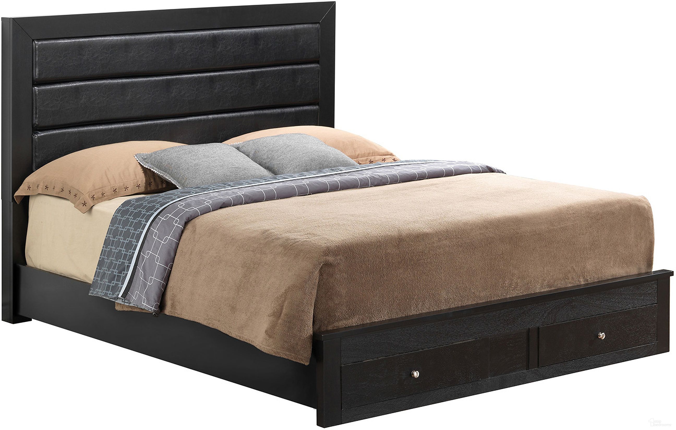 Glory Furniture Full Storage Bed in Black G2450C-FSB
