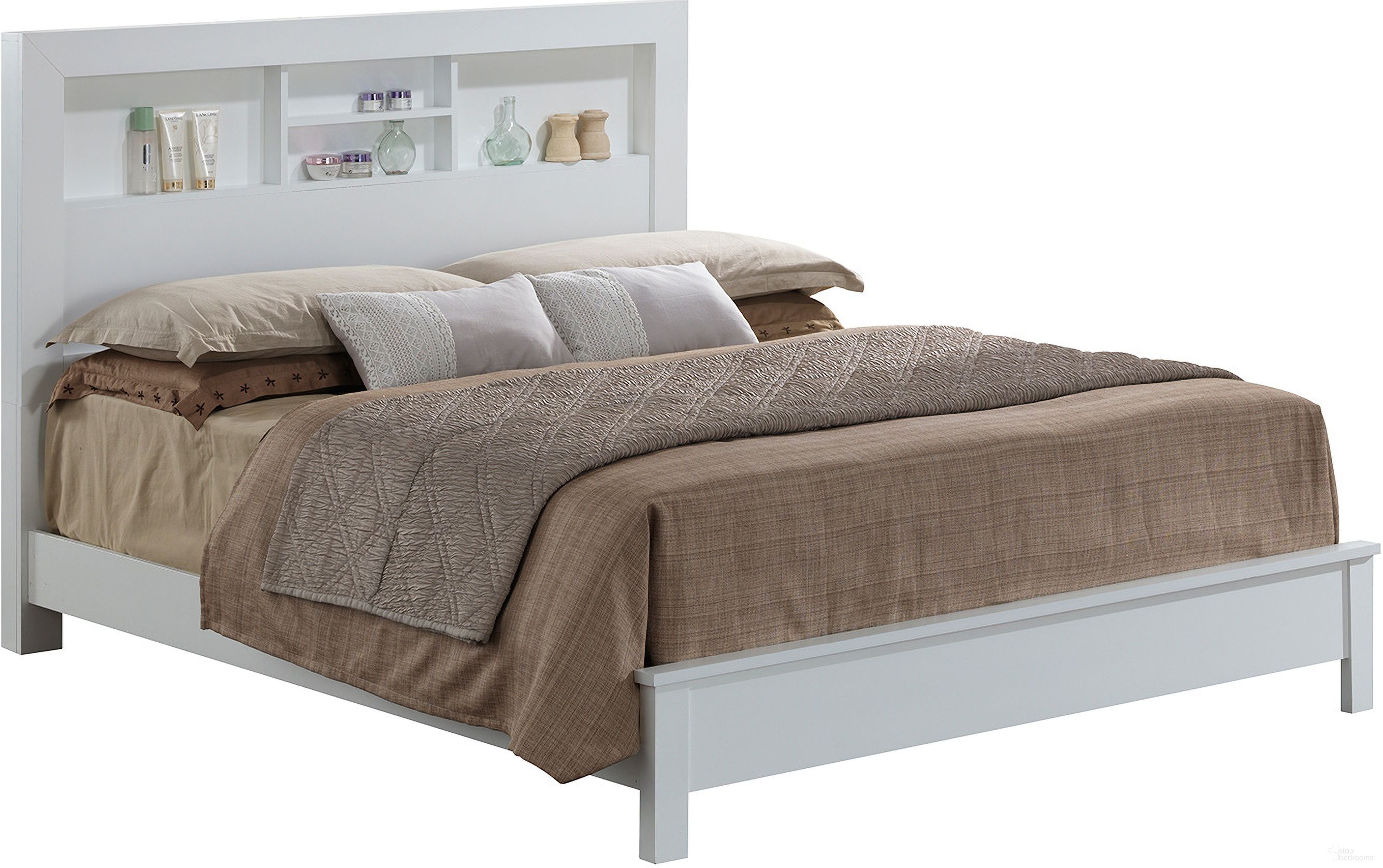 The appearance of Glory Furniture Queen Bed in Beige G2490B-QB2 designed by Glory in the transitional interior design. This beige piece of furniture was selected by 1StopBedrooms from G2490B Collection to add a touch of cosiness and style into your home. Sku: G2490B-QB2 Box 1;G2490B-QB2 Box 3;G2490B-QB2 Box 2. Bed Type: Bookcase Bed. Material: Wood. Bed Size: Queen.