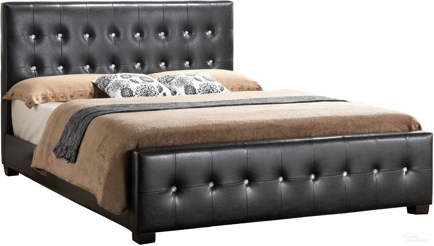 The appearance of Glory Furniture G2583 King Upholstered Panel Bed in Black designed by Glory in the traditional interior design. This black piece of furniture was selected by 1StopBedrooms from G2583 Collection to add a touch of cosiness and style into your home. Sku: G2583-KB-UP-King Bed Headboard;G2583-KB-UP-King Bed Footboard;G2583-KB-UP-King Bed Rails. Bed Type: Panel Bed. Material: Upholstered. Bed Size: King.