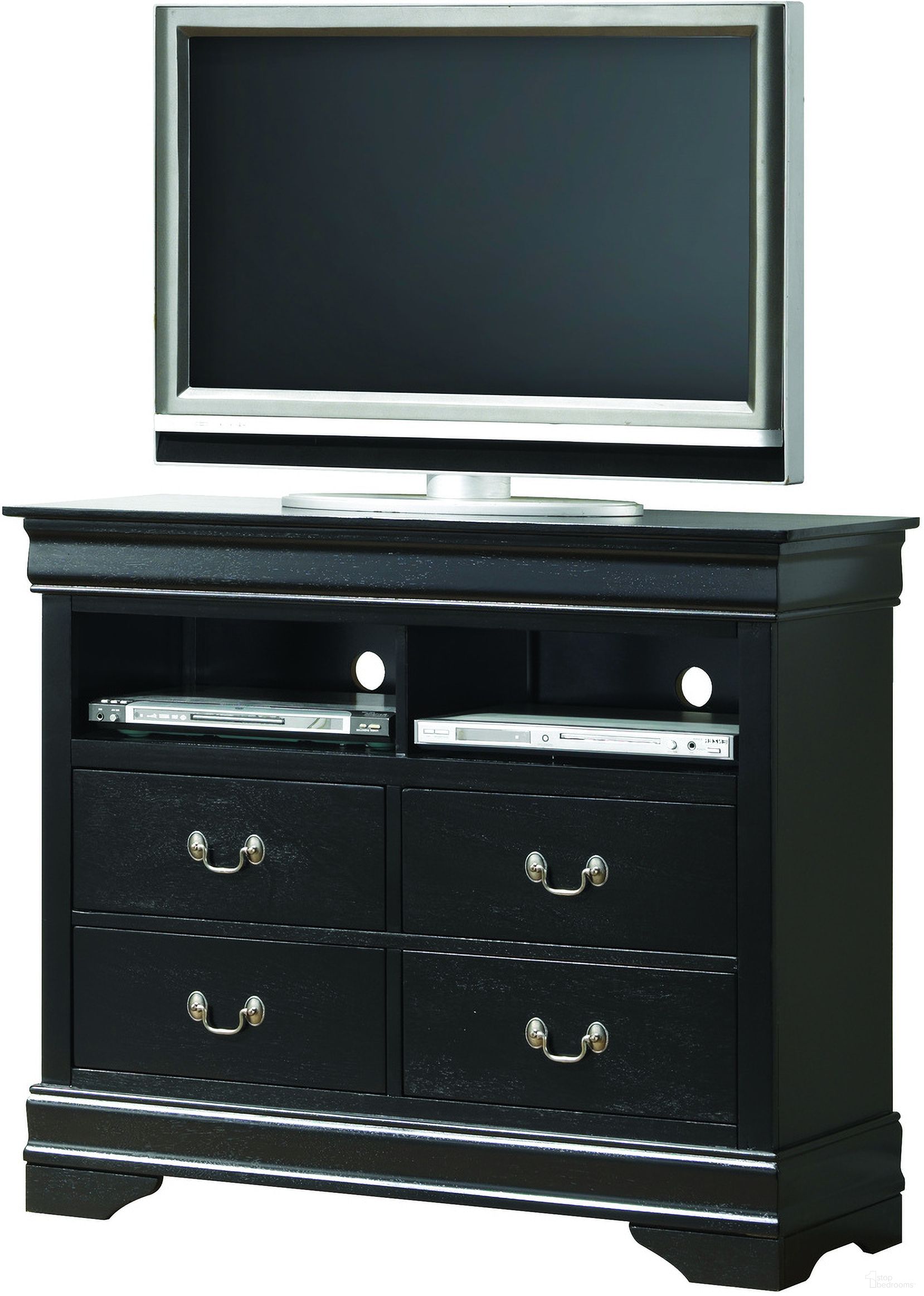 The appearance of Glory Furniture G3150 TV Chest in Black designed by Glory in the traditional interior design. This black piece of furniture was selected by 1StopBedrooms from G3150 Collection to add a touch of cosiness and style into your home. Sku: G3150-TV-Media Chest. Material: Wood.