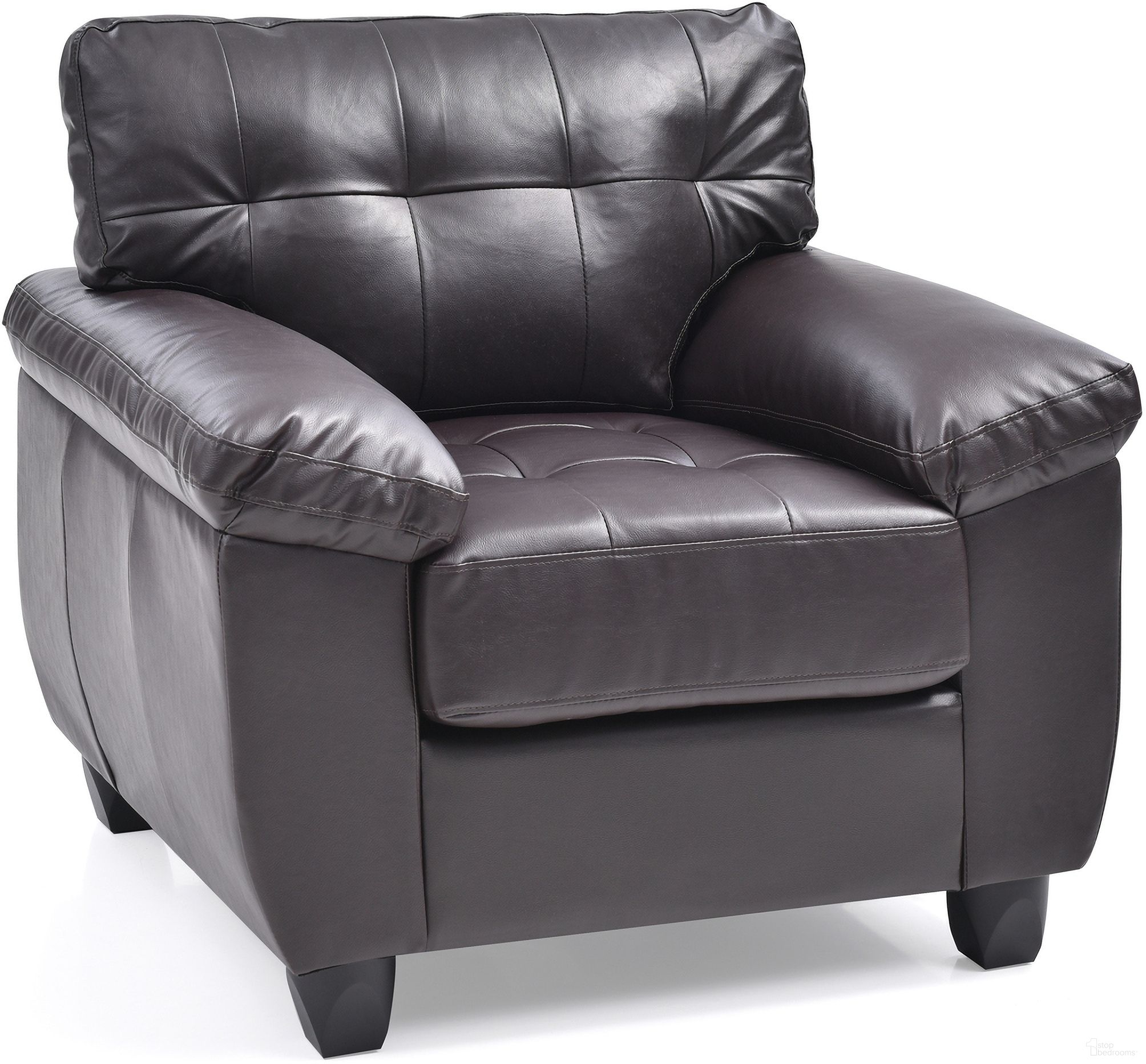 The appearance of G905 Chair (Cappuccino) designed by Glory in the transitional interior design. This cappuccino piece of furniture was selected by 1StopBedrooms from G905 Collection to add a touch of cosiness and style into your home. Sku: G905A-C-Chair. Material: Faux Leather.
