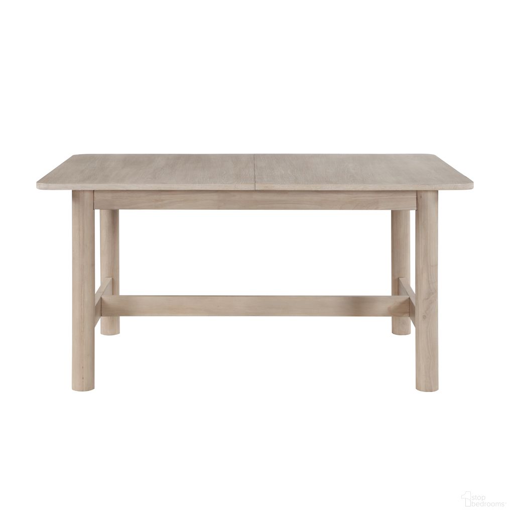 The appearance of Gabby 60-78 Inch Dining Table with 18 Inch leaf In Light Brown designed by Steve Silver in the transitional interior design. This light brown piece of furniture  was selected by 1StopBedrooms from Gabby Collection to add a touch of cosiness and style into your home. Sku: GAB500T. Table Base Style: Trestle. Material: MDF. Table Top Shape: Rectangular. Size: 42" x 60".