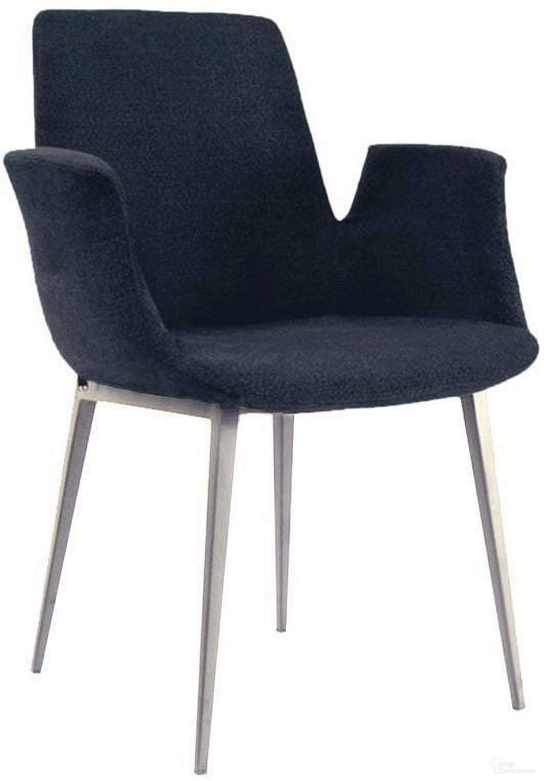 The appearance of Gabriella Charcoal Dining Chair designed by Bellini Modern Living in the modern / contemporary interior design. This charcoal piece of furniture was selected by 1StopBedrooms from Gabriella Collection to add a touch of cosiness and style into your home. Sku: Gabriella-DC LGY. Chair Type: Arm Chair.