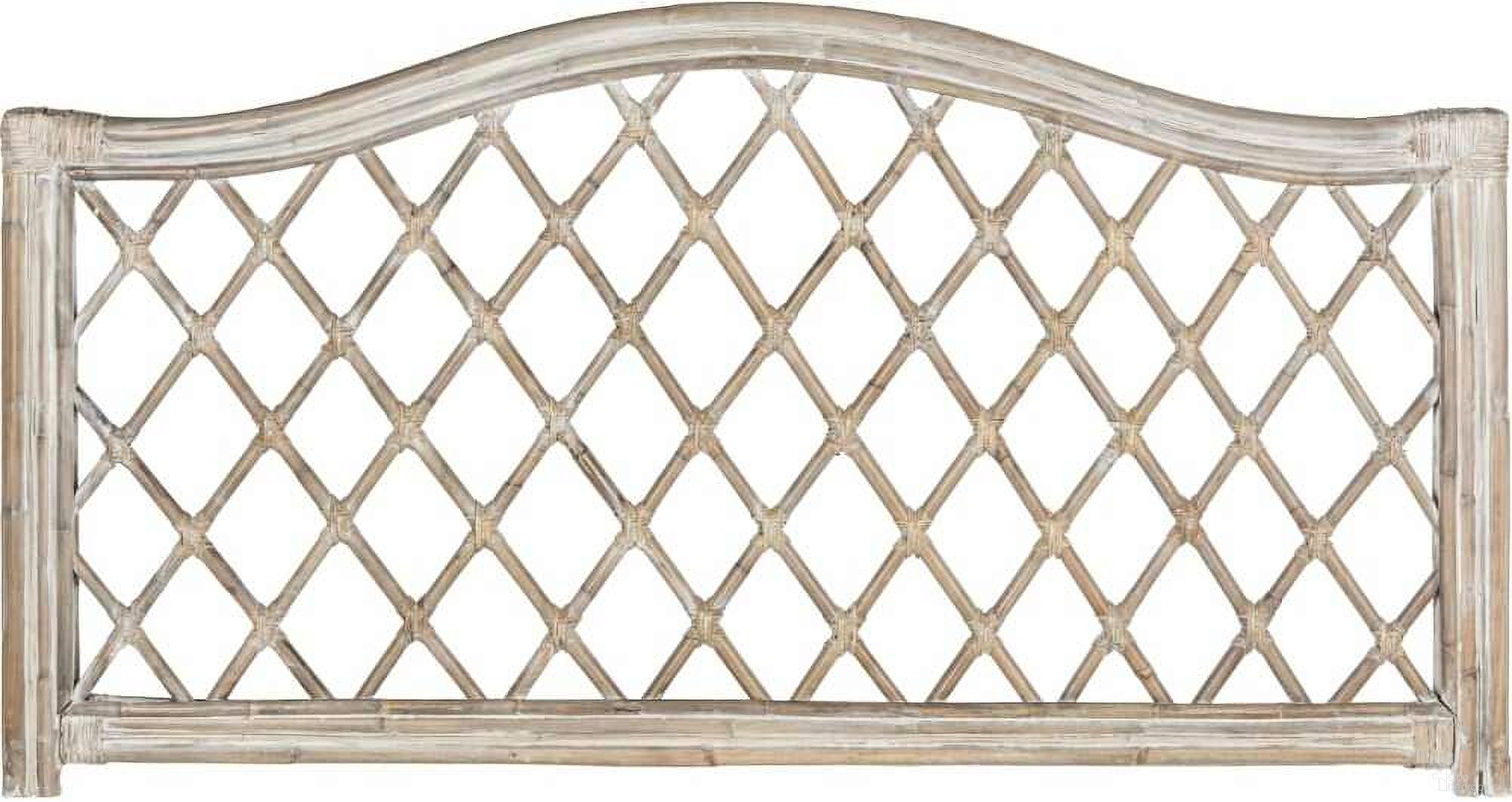 Gabrielle Antique Gray Queen Headboard