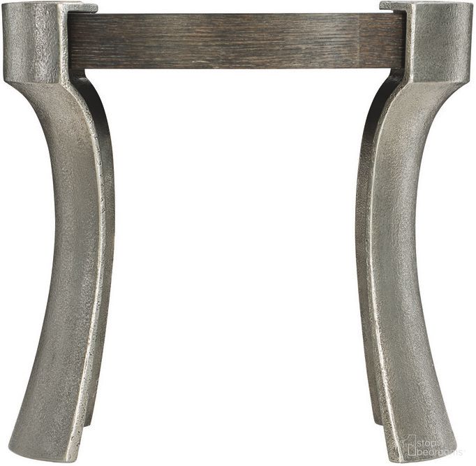 The appearance of Gainsford End Table designed by Bernhardt in the modern / contemporary interior design. This weathered charcoal/graphite piece of furniture  was selected by 1StopBedrooms from Gainsford Collection to add a touch of cosiness and style into your home. Sku: 396124. Material: Aluminum.
