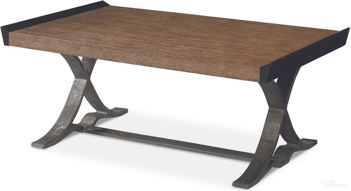 The appearance of Galena Cocktail Table In Melange designed by Century Furniture in the transitional interior design. This melange piece of furniture was selected by 1StopBedrooms from Mesa Collection to add a touch of cosiness and style into your home. Sku: 70C-603. Material: Oak Veneer.