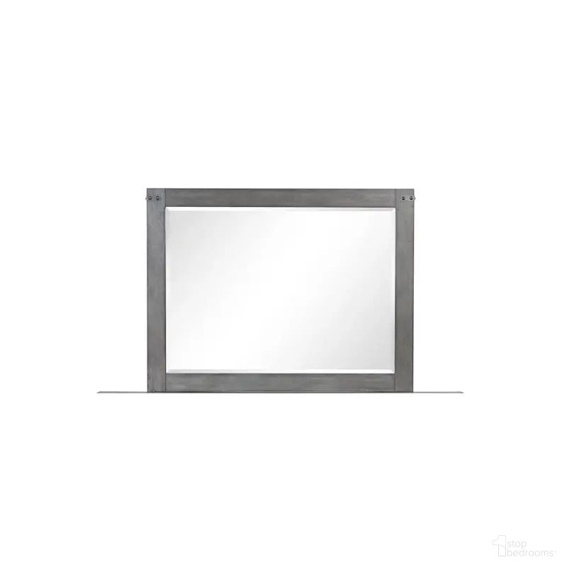 Galleon Mirror In Gray