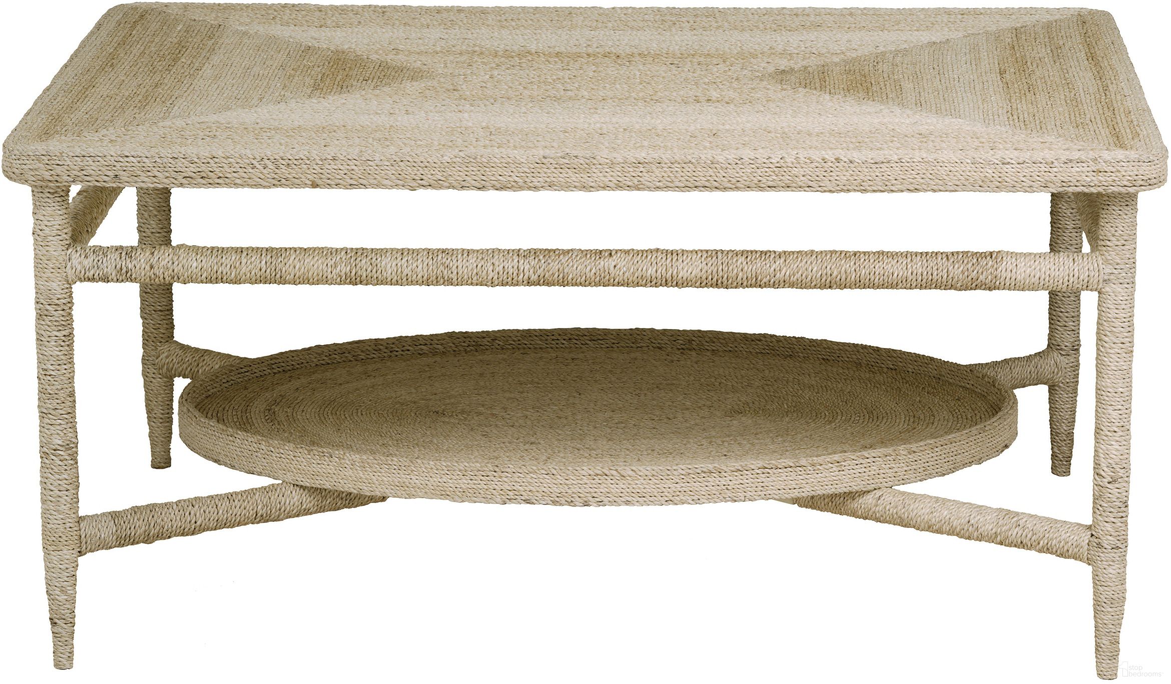 The appearance of Galleried Abaca Cocktail Table In Natural Abaca designed by Maitland-Smith in the modern / contemporary interior design. This natural abaca piece of furniture was selected by 1StopBedrooms from Maitland Smith Collection to add a touch of cosiness and style into your home. Sku: 89-0610. Material: Abaca.