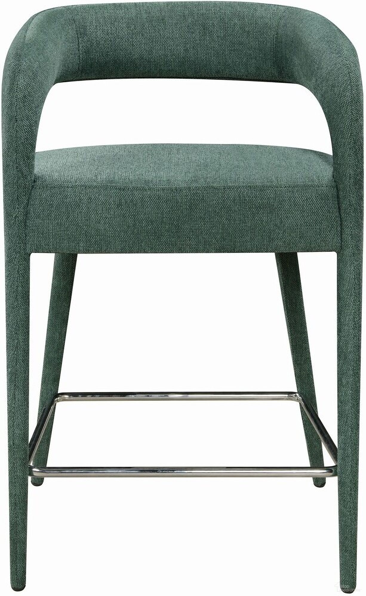 The appearance of Galway Comfy Cushioned Metal Counter Chair In Teal designed by Moti in the modern / contemporary interior design. This teal piece of furniture was selected by 1StopBedrooms from Galway Collection to add a touch of cosiness and style into your home. Sku: 88011109. Material: Metal.