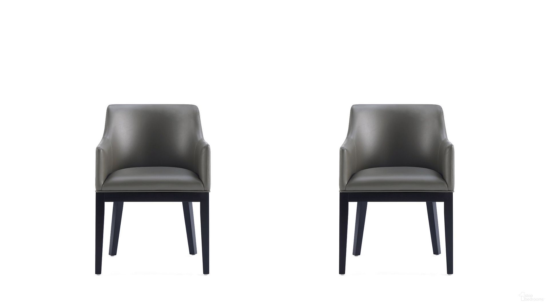 The appearance of Gansevoort Faux Leather Dining Armchair Set of 2 In Pebble Grey designed by Manhattan Comfort in the modern / contemporary interior design. This pebble grey piece of furniture was selected by 1StopBedrooms from Gansevoort Collection to add a touch of cosiness and style into your home. Sku: DC051AR-PE;DC051AR-PE. Material: Wood. Chair Type: Arm Chair.