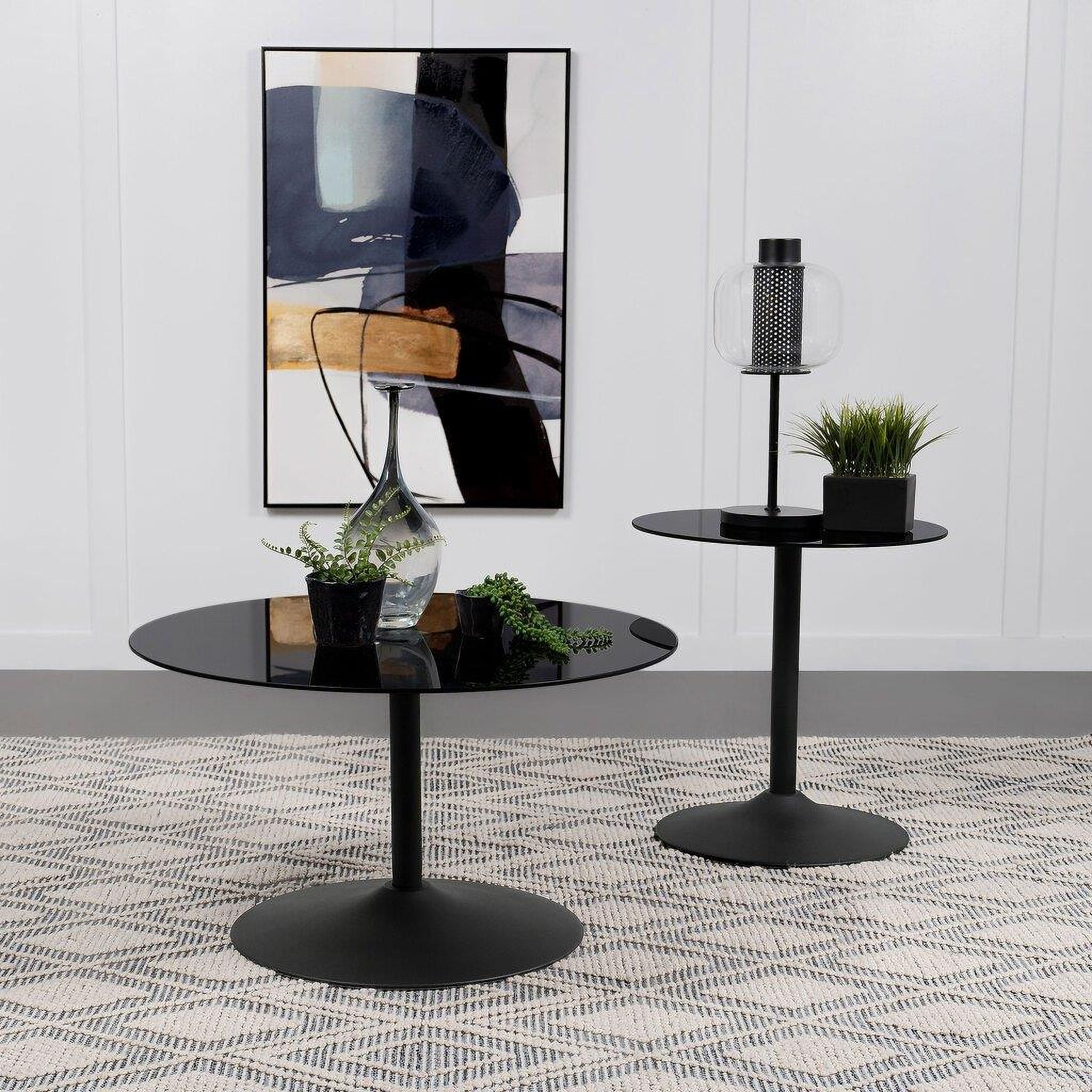 The appearance of Ganso Occasional Table Set In Black designed by Coaster in the modern / contemporary interior design. This black piece of furniture was selected by 1StopBedrooms from Ganso Collection to add a touch of cosiness and style into your home. Sku: 709688;709687. Material: Metal.