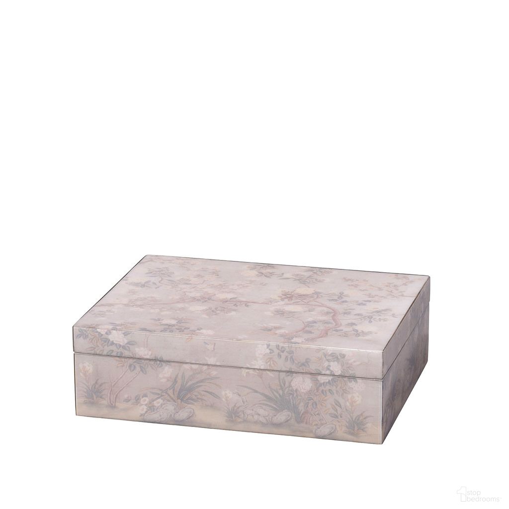 The appearance of Garland Decorative Box In Lavender designed by Jamie Young Company in the glam interior design. This lavender piece of furniture  was selected by 1StopBedrooms from Garland Collection to add a touch of cosiness and style into your home. Sku: 7GARL-BOLV. Material: MDF.
