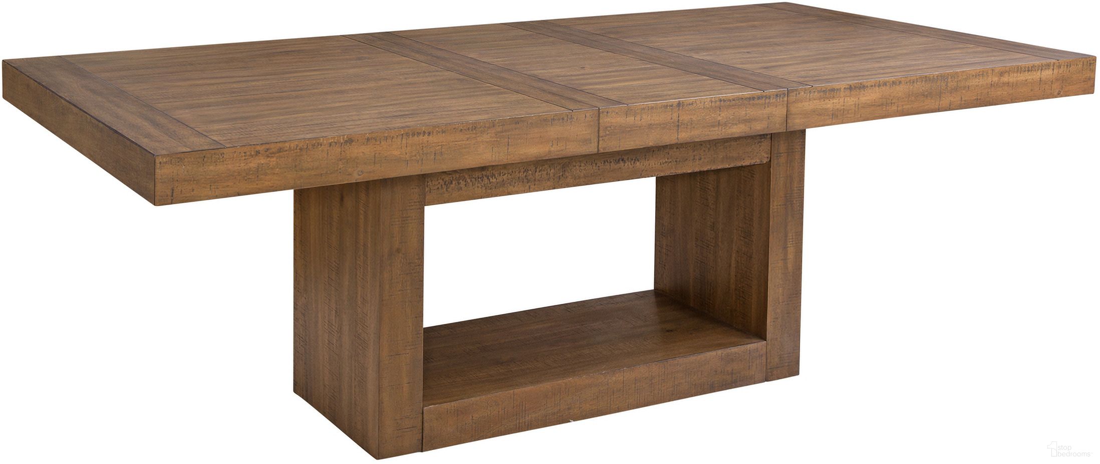 The appearance of Garland Dining Table In Brown designed by Steve Silver in the modern / contemporary interior design. This brown piece of furniture  was selected by 1StopBedrooms from Garland Collection to add a touch of cosiness and style into your home. Sku: GA500TT;GA500TB. Table Base Style: Trestle. Material: MDF. Table Top Shape: Rectangular. Size: 44" x 70".