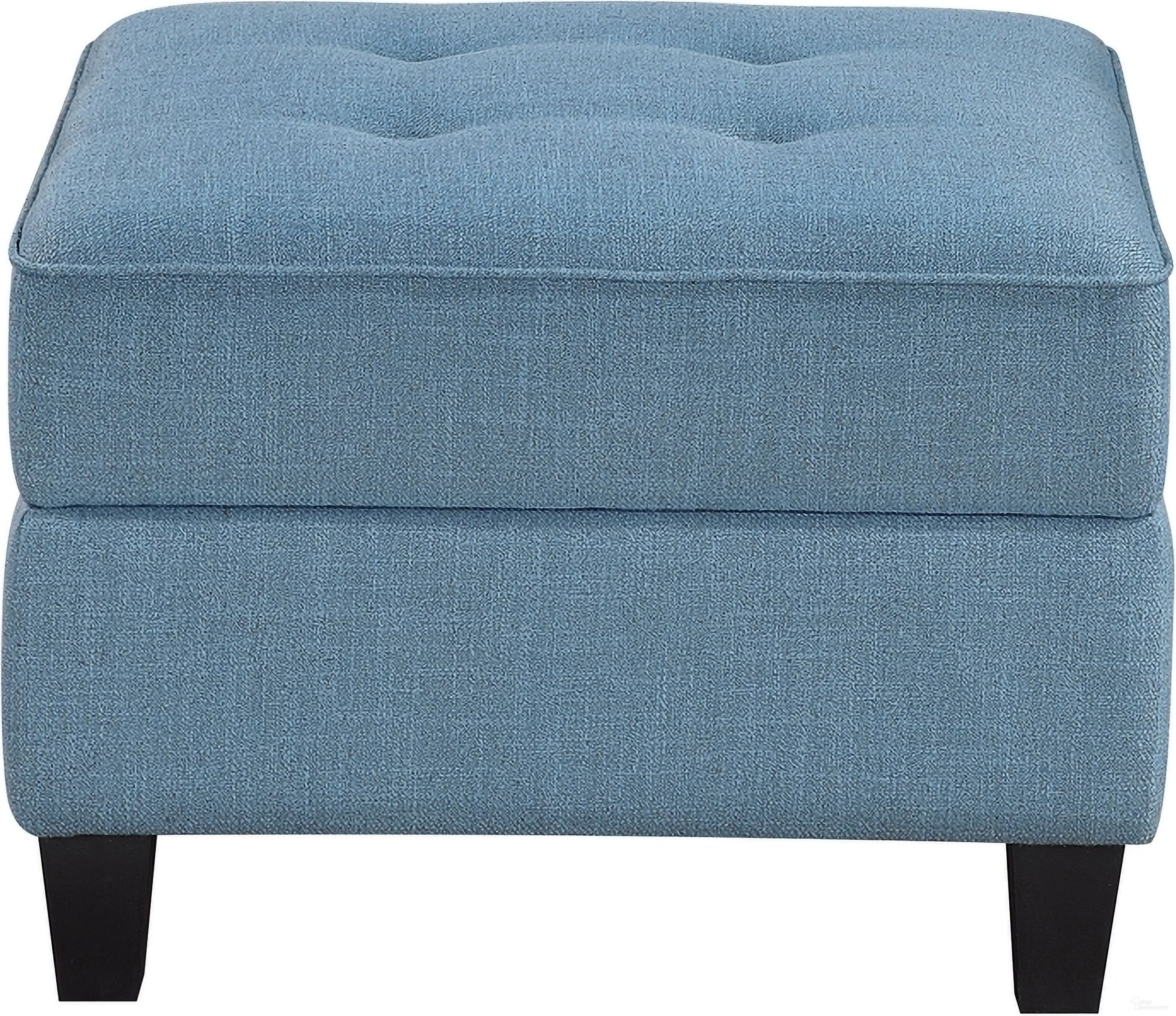 The appearance of Garren Ottoman with Storage In Blue designed by Homelegance in the transitional interior design. This blue piece of furniture was selected by 1StopBedrooms from Garren Collection to add a touch of cosiness and style into your home. Sku: 9557BUE-4. Material: Textured.