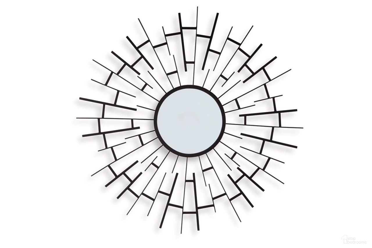 The appearance of Garrenworth Accent Mirror In Black designed by Signature Design by Ashley in the modern / contemporary interior design. This black piece of furniture was selected by 1StopBedrooms from Garrenworth Collection to add a touch of cosiness and style into your home. Sku: A8010391. Material: Metal.