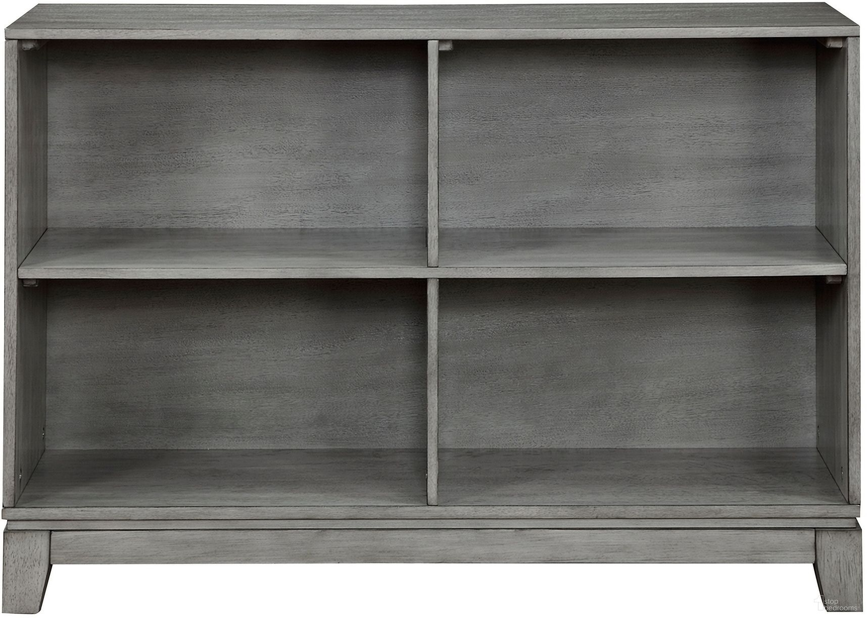The appearance of Garretson Bookcase In Gray designed by Homelegance in the transitional interior design. This gray piece of furniture was selected by 1StopBedrooms from Garretson Collection to add a touch of cosiness and style into your home. Sku: 1450-16. Material: Wood.