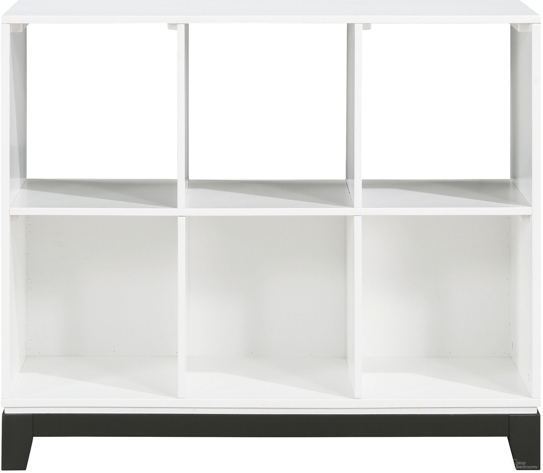 The appearance of Garretson Bookcase In White designed by Homelegance in the transitional interior design. This white piece of furniture  was selected by 1StopBedrooms from Garretson Collection to add a touch of cosiness and style into your home. Sku: 1450WH-17. Material: Wood.