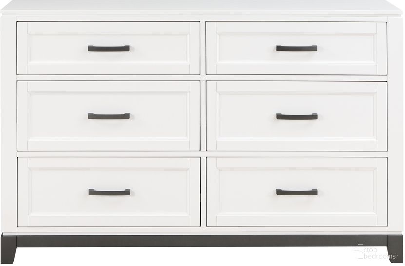 The appearance of Garretson Dresser In Gray and White designed by Homelegance in the modern / contemporary interior design. This gray and white piece of furniture was selected by 1StopBedrooms from Garretson Collection to add a touch of cosiness and style into your home. Sku: 1450WH-5. Material: Engineered Wood.