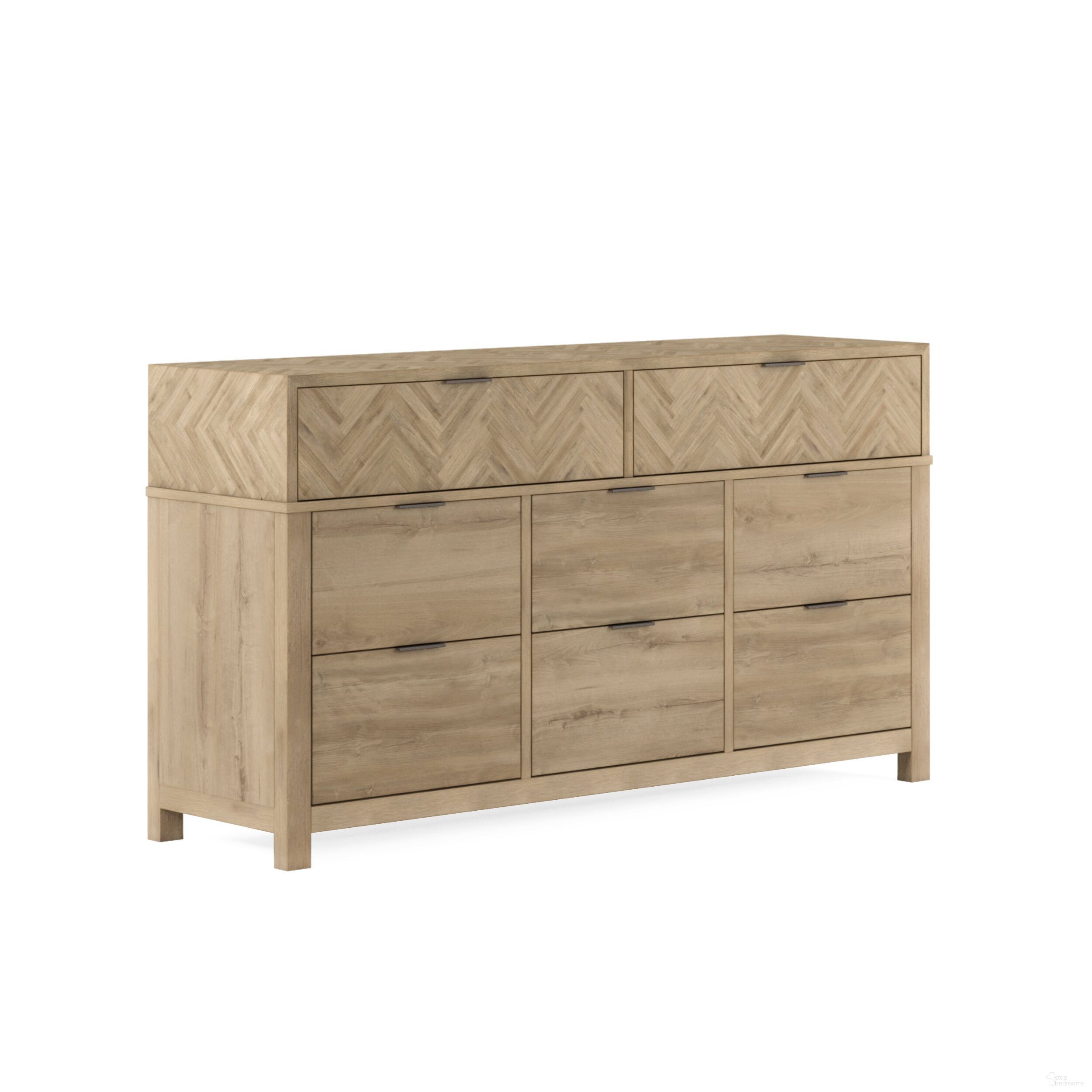 The appearance of Garrison Dresser In Brown designed by A.R.T. in the modern / contemporary interior design. This brown piece of furniture was selected by 1StopBedrooms from Garrison Collection to add a touch of cosiness and style into your home. Sku: 322130-1302. Material: Wood Veneer.