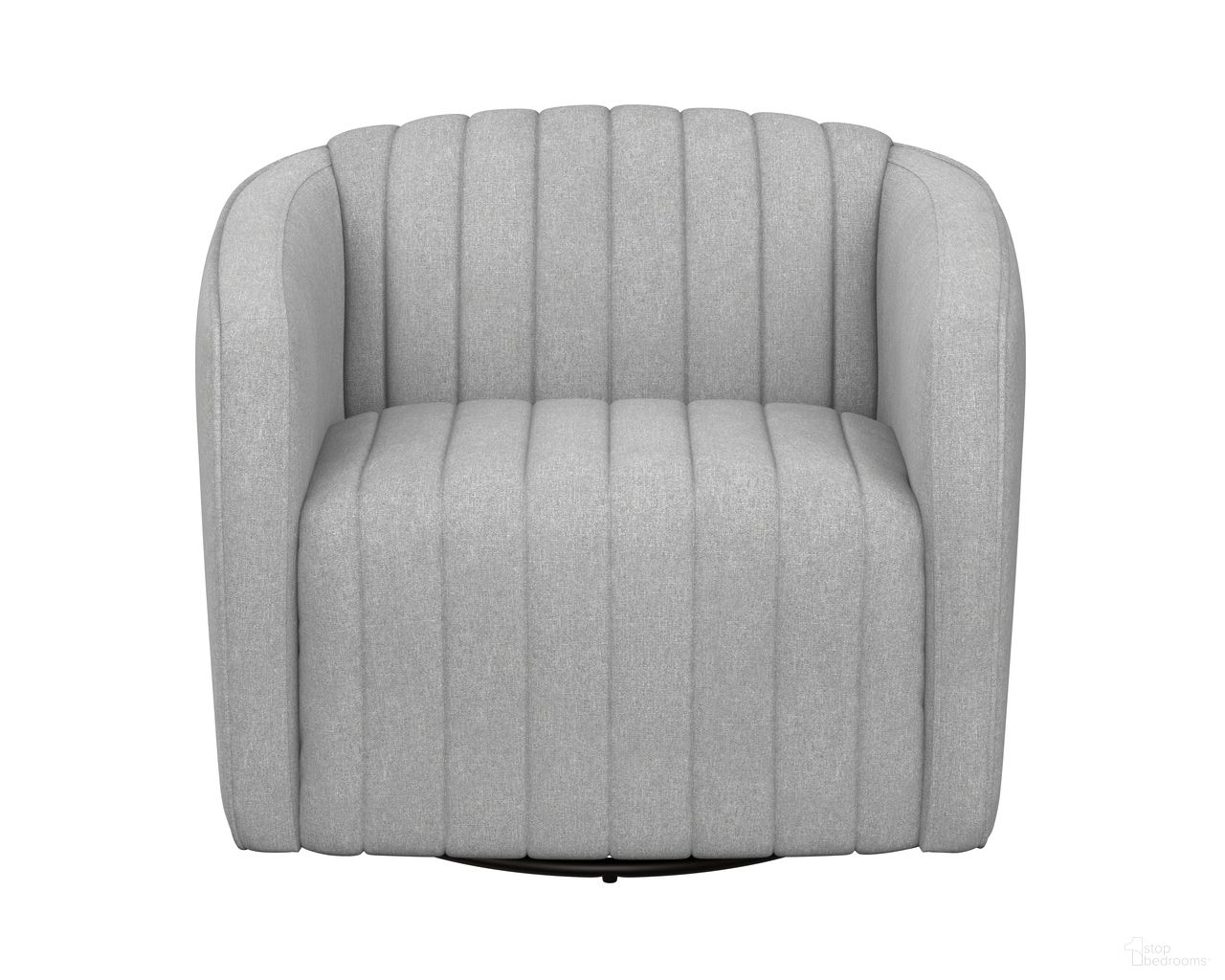Garrison Swivel Lounge Chair In Liv Dove
