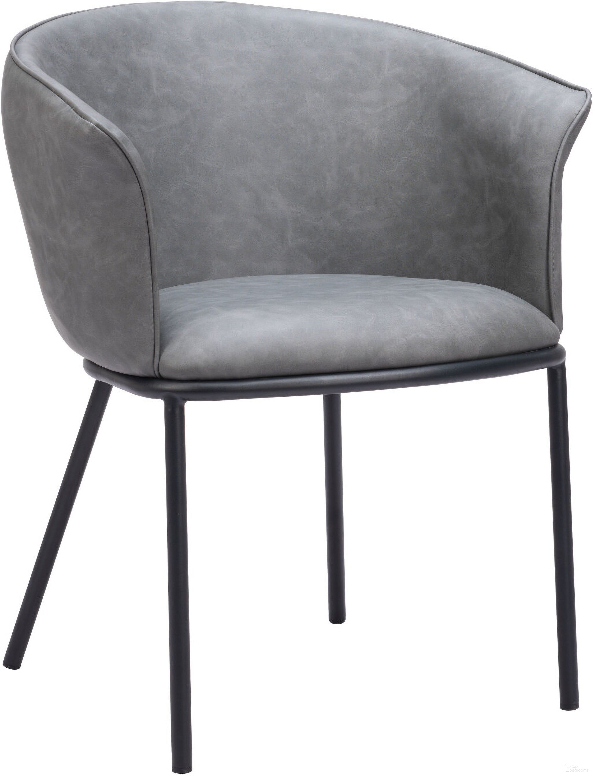The appearance of Garston Dining Chair In Gray designed by Zuo Modern in the modern / contemporary interior design. This gray piece of furniture was selected by 1StopBedrooms from Garston Collection to add a touch of cosiness and style into your home. Sku: 110175. Material: Steel. Chair Type: Arm Chair.