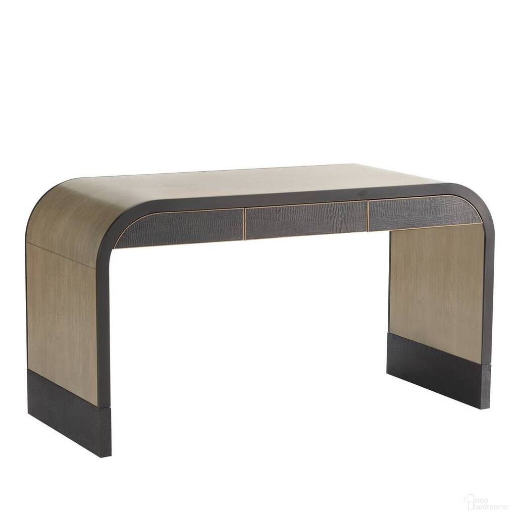 The appearance of Gaston Desk In Chamois Gray designed by Arteriors in the modern / contemporary interior design. This chamois gray piece of furniture was selected by 1StopBedrooms from Gaston Collection to add a touch of cosiness and style into your home. Sku: FKS06. Material: Eucalyptus.