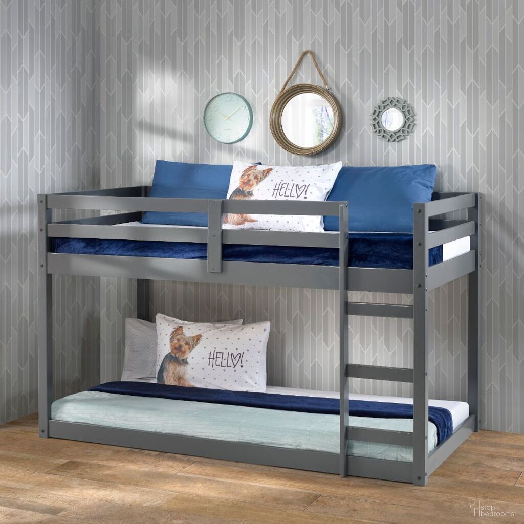 Gaston Loft Bed (Gray)