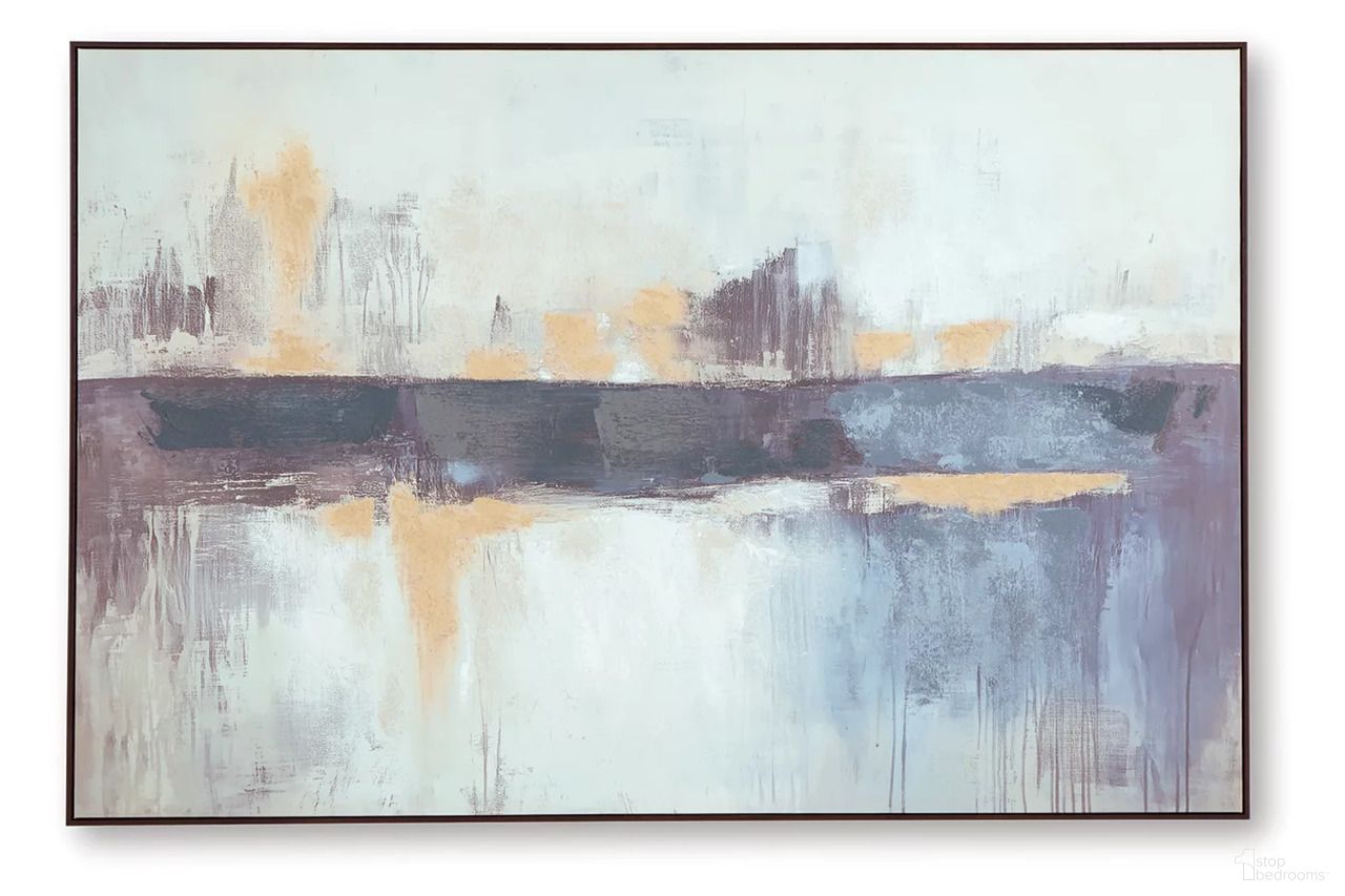 Gatesford Wall Art In Blue/White/Tan