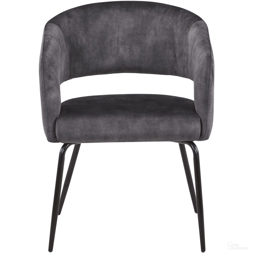 The appearance of Gavin Series Modern Chair In Black Frame and Charcoal designed by LeisureMod in the modern / contemporary interior design. This charcoal piece of furniture was selected by 1StopBedrooms from Gavin Collection to add a touch of cosiness and style into your home. Sku: GDC52CH. Material: Velvet. Chair Type: Arm Chair.