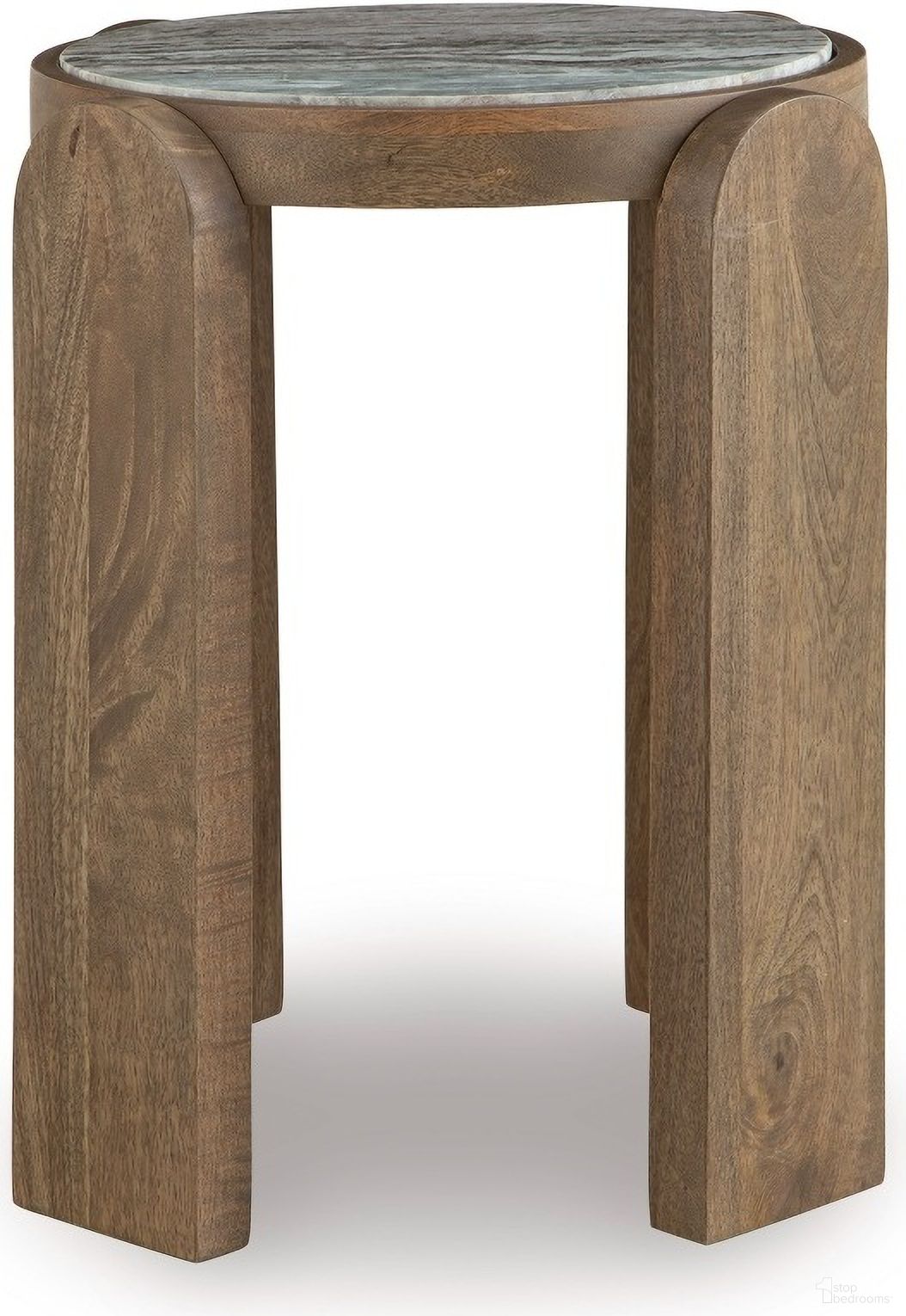 The appearance of Gavrilley Accent Table In Gray/White/Brown designed by Signature Design by Ashley in the modern / contemporary interior design. This gray/white/brown piece of furniture  was selected by 1StopBedrooms from Gavrilley Collection to add a touch of cosiness and style into your home. Sku: A4000722.