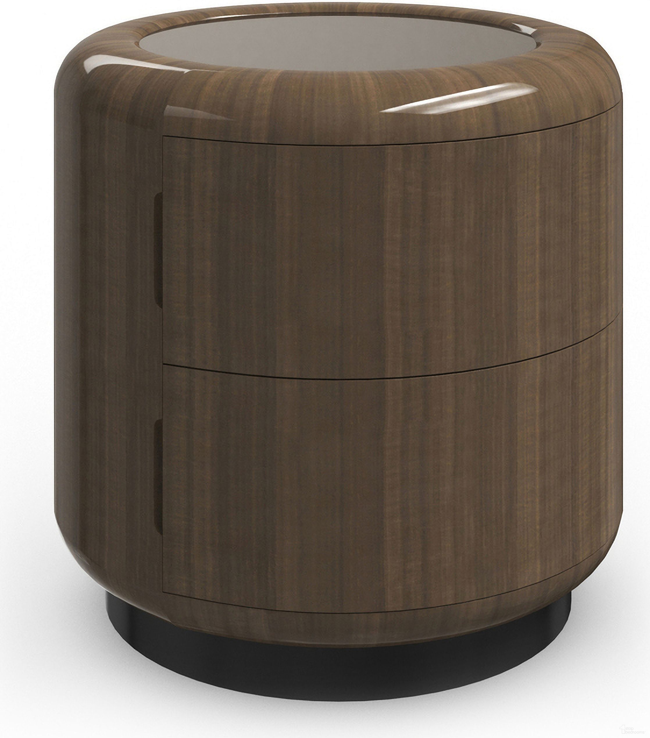 The appearance of Gelee Round Accent Table In Brown designed by Caracole in the modern / contemporary interior design. This brown piece of furniture was selected by 1StopBedrooms from Gelee Collection to add a touch of cosiness and style into your home. Sku: CLA-024-424. Material: Mirror.