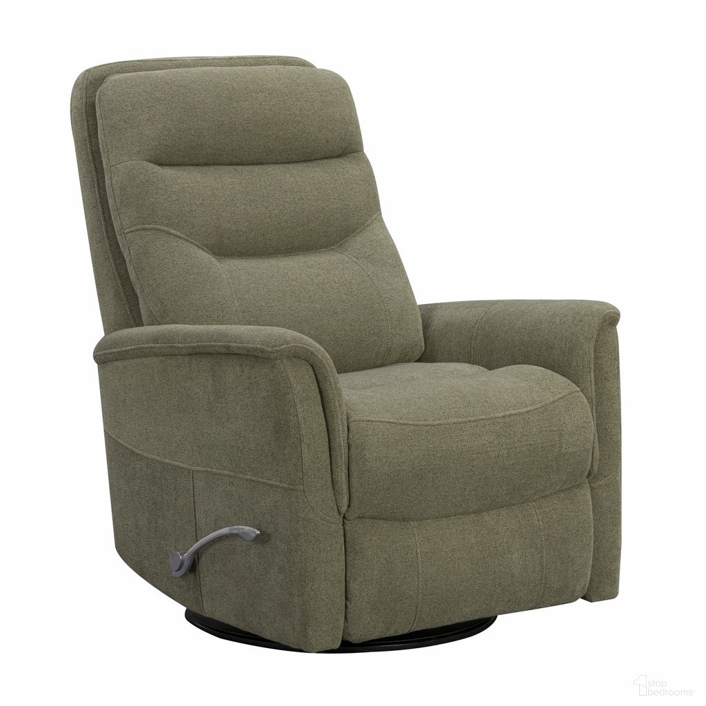 Gemini Manual Swivel Glider Recliner In Snazzy Olive
