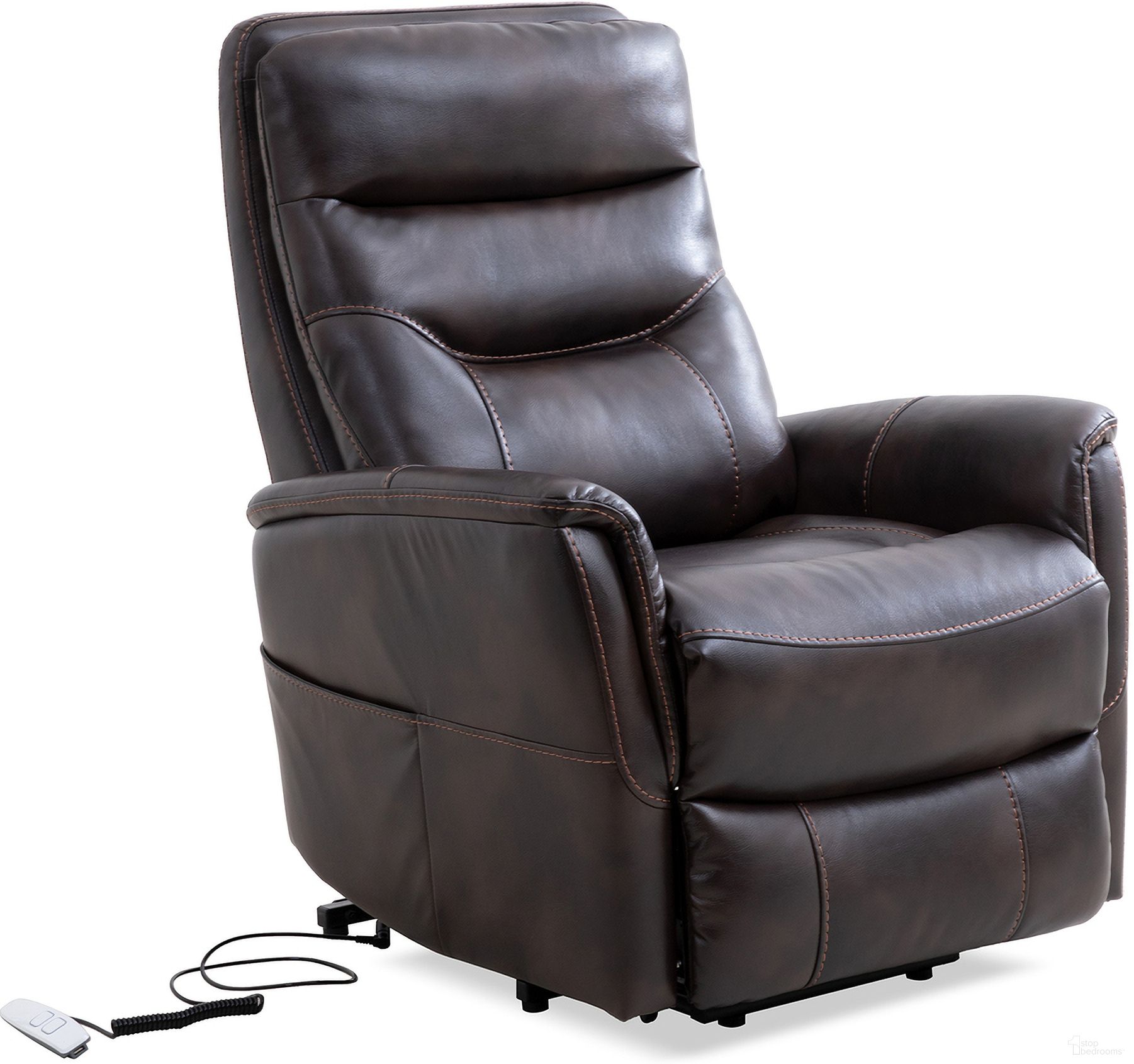 The appearance of Gemini Power Lift Recliner with Articulating Headrest Set of 2 In Truffle designed by Parker House in the transitional interior design. This truffle piece of furniture  was selected by 1StopBedrooms from Gemini Collection to add a touch of cosiness and style into your home. Sku: MGEM#812LIFT-TRU;MGEM#812LIFT-TRU. Material: Polyester.