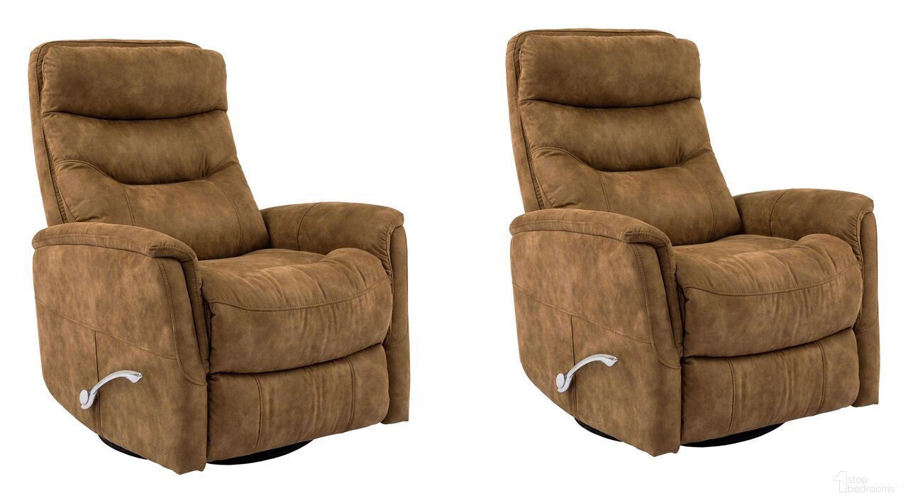 The appearance of Gemini Swivel Glider Recliner Set of 2 In Autumn designed by Parker House in the transitional interior design. This autumn piece of furniture was selected by 1StopBedrooms from Gemini Collection to add a touch of cosiness and style into your home. Sku: MGEM#812GS-AUT;MGEM#812GS-AUT. Material: Polyester.