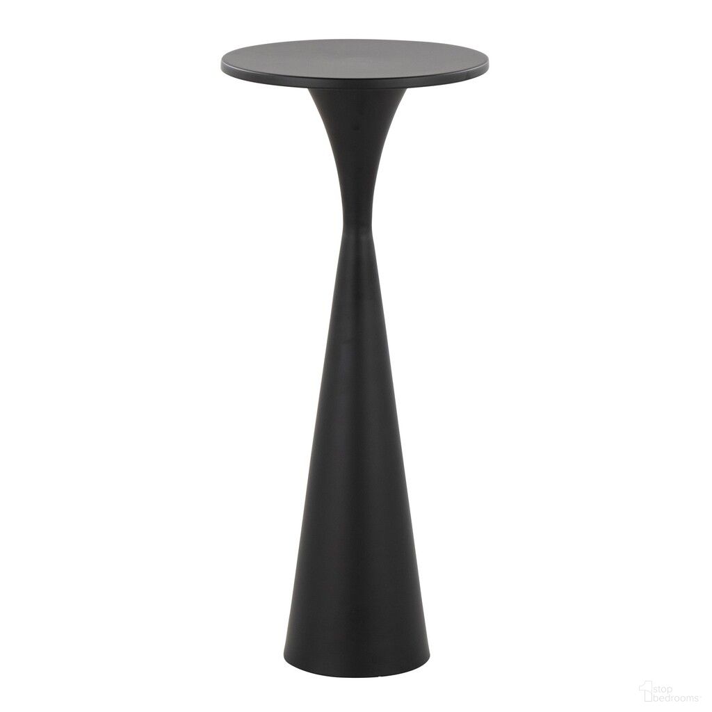 The appearance of Gemma 22 Inch Metal Side Table In Matte Black designed by Lumisource in the modern / contemporary interior design. This matte black piece of furniture  was selected by 1StopBedrooms from Gemma Collection to add a touch of cosiness and style into your home. Sku: TB-GEMMA BK. Material: Steel.