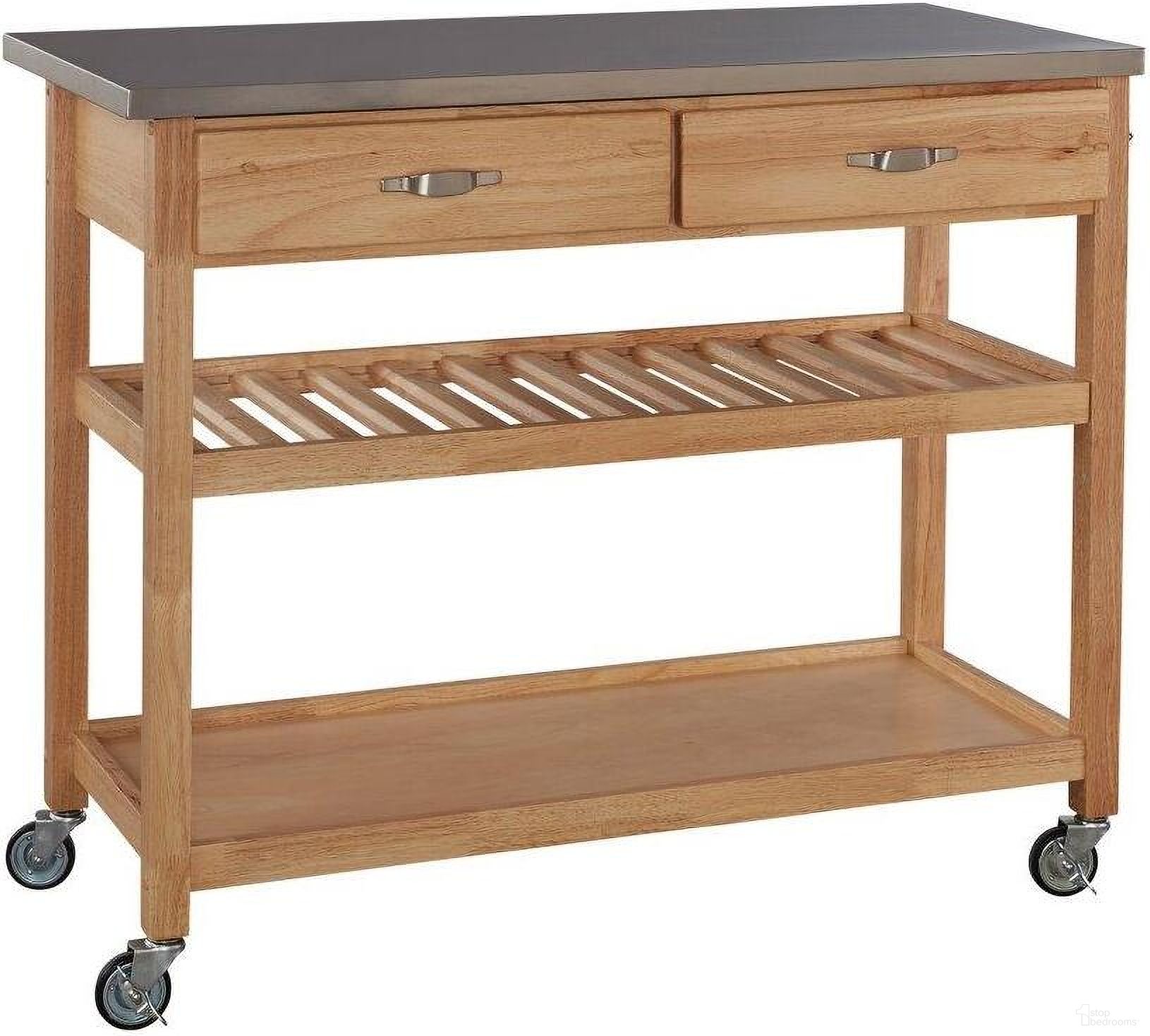 The appearance of General Line Brown Kitchen Cart 5217-95 designed by Homestyles in the traditional interior design. This brown and gray piece of furniture  was selected by 1StopBedrooms from General Line Collection to add a touch of cosiness and style into your home. Sku: 5217-95. Material: Wood.