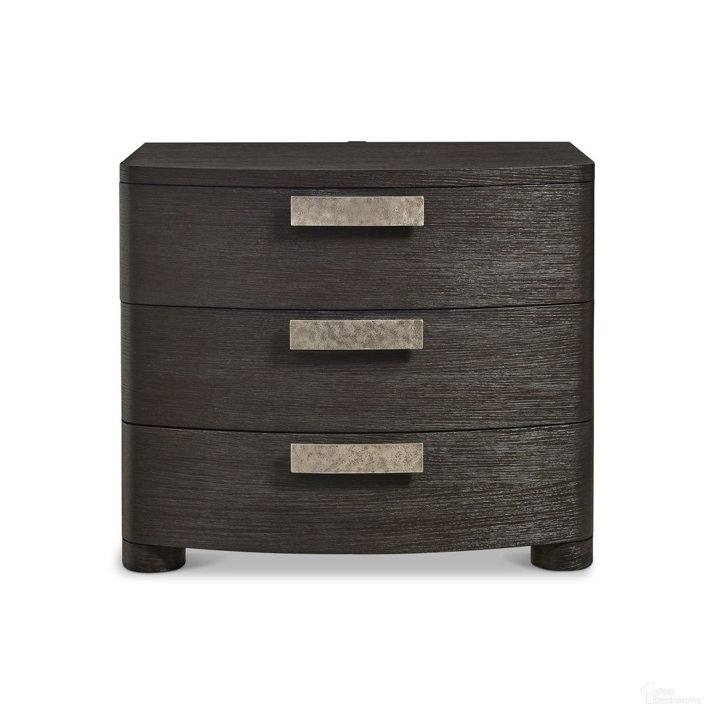 The appearance of Geneve 3 Drawer 34" Nightstand In Brown designed by Bernhardt in the modern / contemporary interior design. This brown piece of furniture was selected by 1StopBedrooms from Geneve Collection to add a touch of cosiness and style into your home. Sku: 392232. Material: Wood.