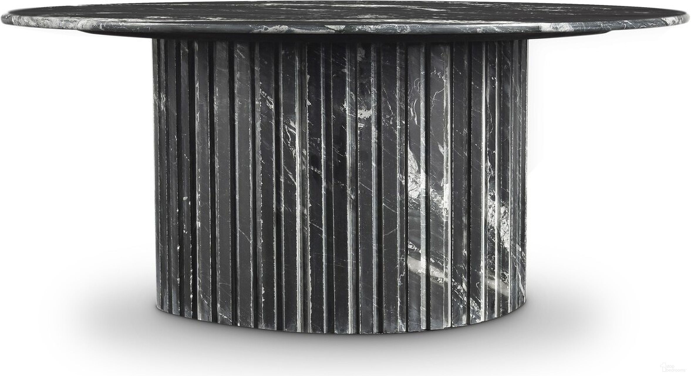 The appearance of Genoa Coffee Table In Black designed by Meridian in the modern / contemporary interior design. This black piece of furniture was selected by 1StopBedrooms from Genoa Collection to add a touch of cosiness and style into your home. Sku: 248Black-CT Box 1/2 (Top);248Black-CT Box 2/2 (Base). Material: Marble.