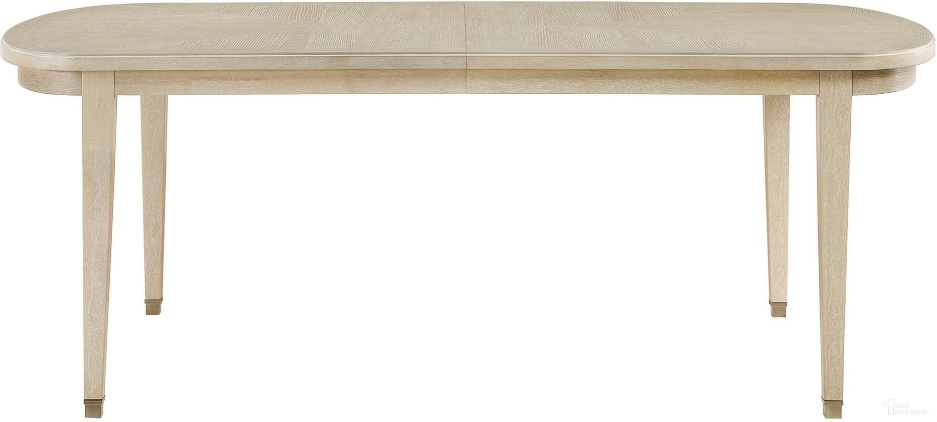 The appearance of Genoa Dining Table In Beige designed by Homelegance in the transitional interior design. This beige piece of furniture was selected by 1StopBedrooms from Genoa Collection to add a touch of cosiness and style into your home. Sku: 1312-96. Table Base Style: Legs. Table Top Shape: Oval. Material: Wood. Size: 42" x 78".