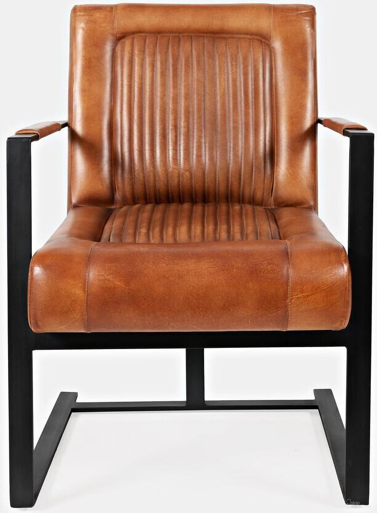 The appearance of Maguire Sled Chair In Saddle designed by Jofran in the transitional interior design. This saddle piece of furniture was selected by 1StopBedrooms from Global Archive Collection to add a touch of cosiness and style into your home. Sku: MAGUIRE-CH-SADDLE. Material: Genuine Leather.