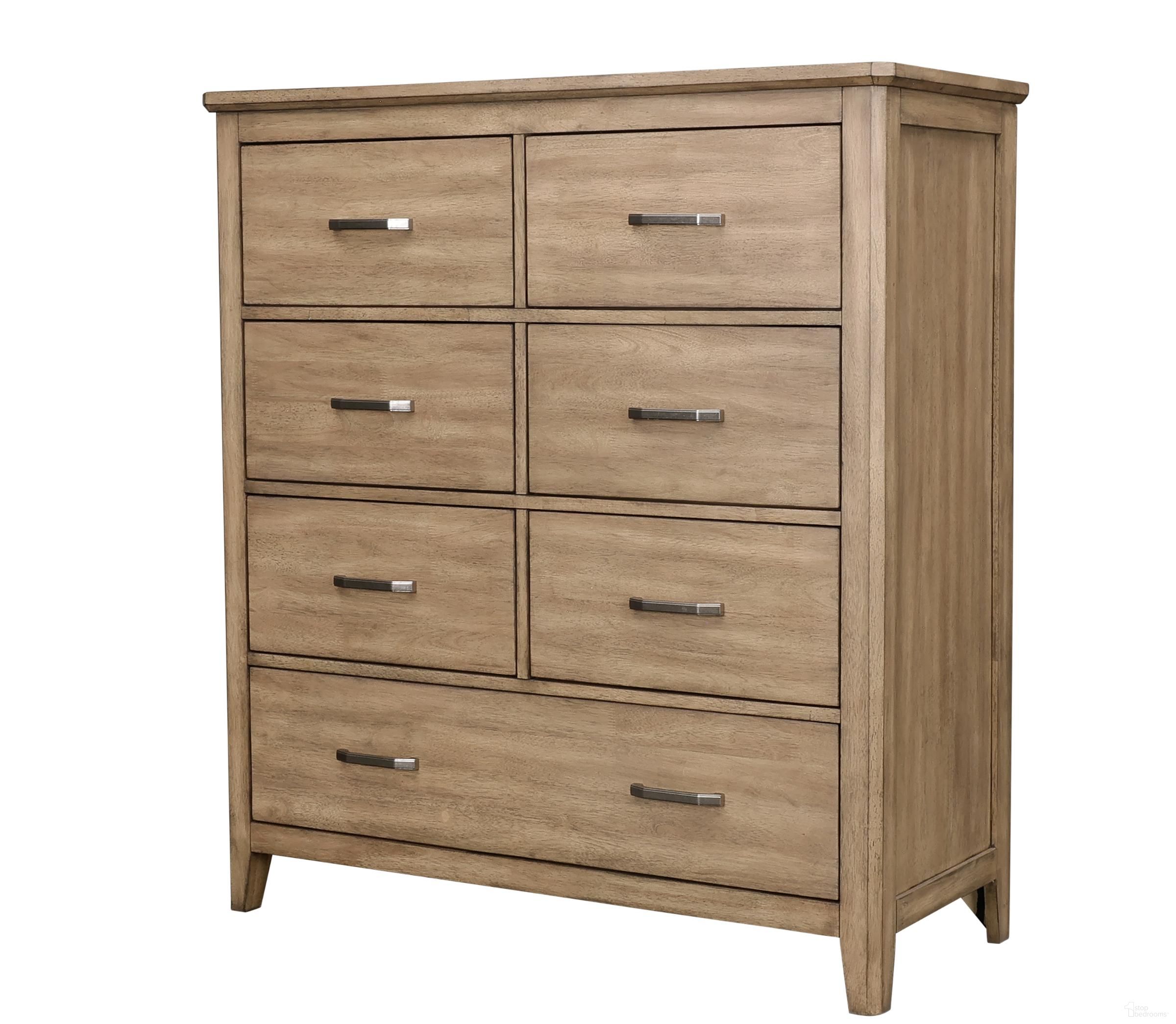 The appearance of Geo Heights Chest In Butterscotch designed by A-America in the modern / contemporary interior design. This butterscotch piece of furniture  was selected by 1StopBedrooms from Geo Heights Collection to add a touch of cosiness and style into your home. Sku: GEOBT5600. Material: Hardwood.