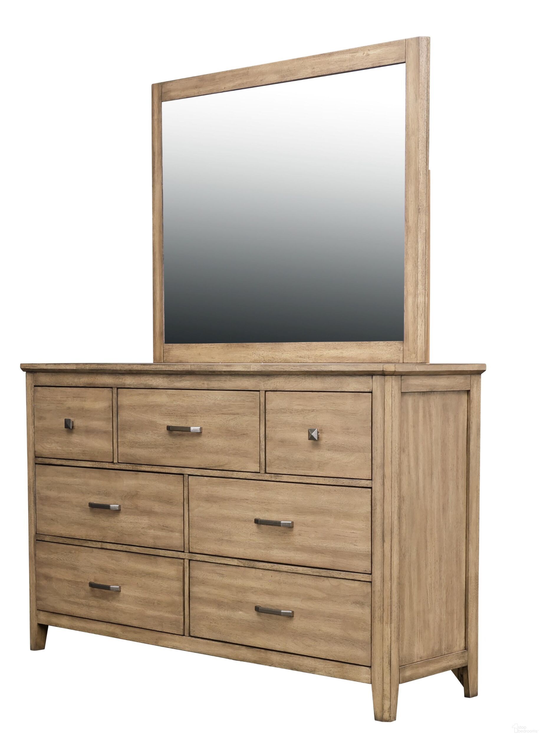 The appearance of Geo Heights Dresser In Butterscotch designed by A-America in the modern / contemporary interior design. This butterscotch piece of furniture was selected by 1StopBedrooms from Geo Heights Collection to add a touch of cosiness and style into your home. Sku: GEOBT5500. Material: Hardwood.