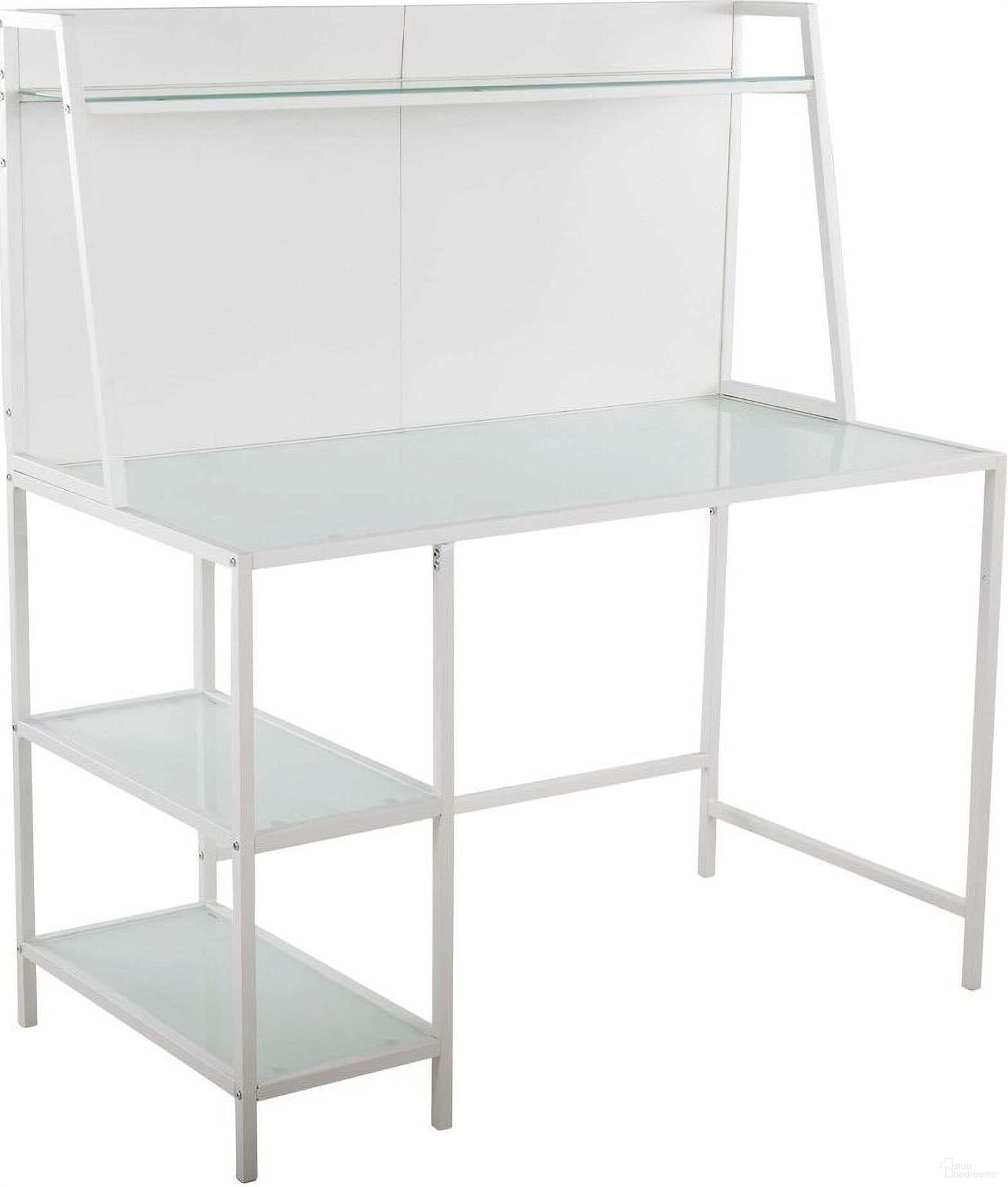 The appearance of Geo Tier Desk In White designed by Lumisource in the modern / contemporary interior design. This white piece of furniture was selected by 1StopBedrooms from Geo Collection to add a touch of cosiness and style into your home. Sku: OFD-GEOTIER W. Material: Metal.